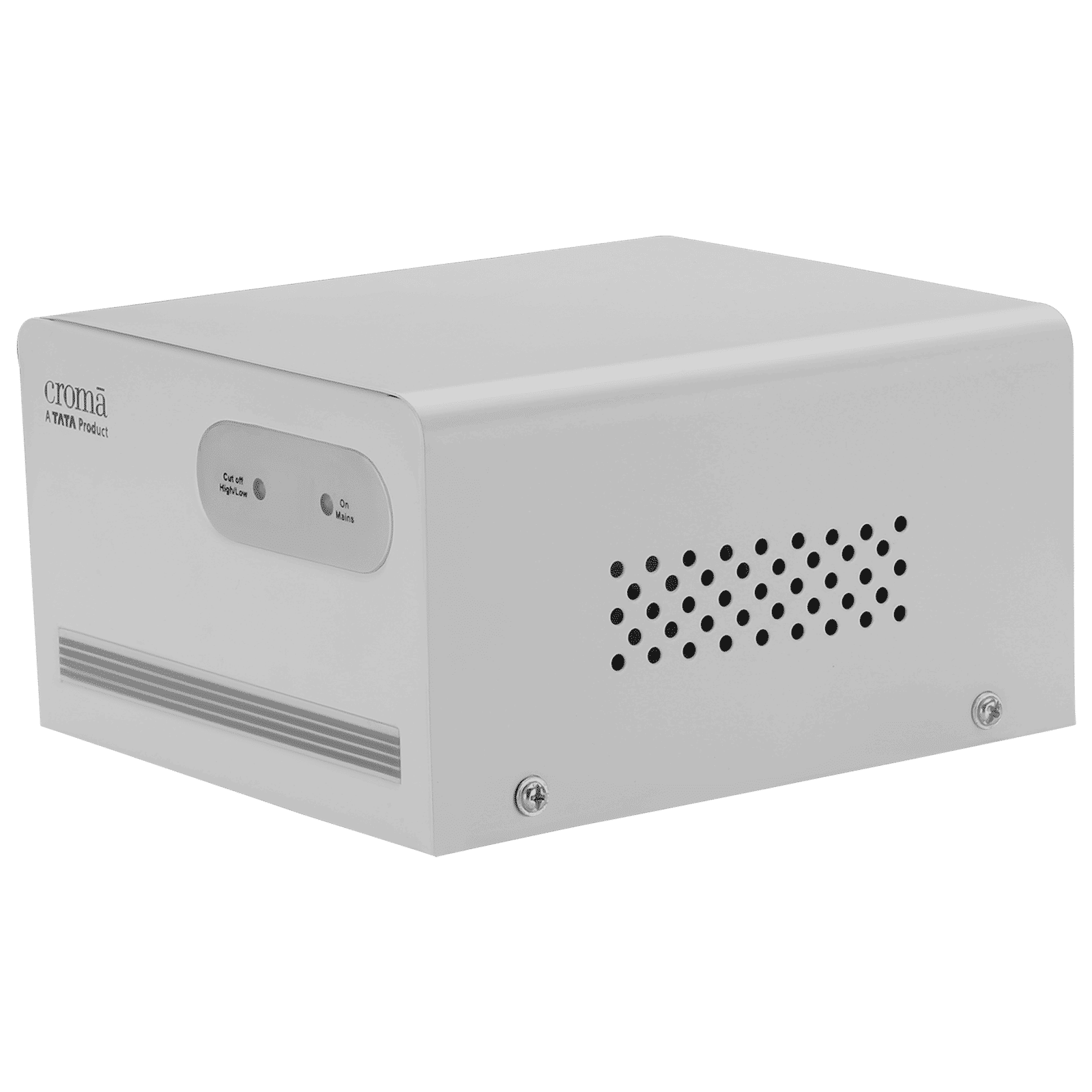 Croma 1.2 Amp Voltage Stabilizer For Up to 177.8cm (70") TV + 1 SetTop Box (140 - 270 V, Thermal Shutdown, White)_3