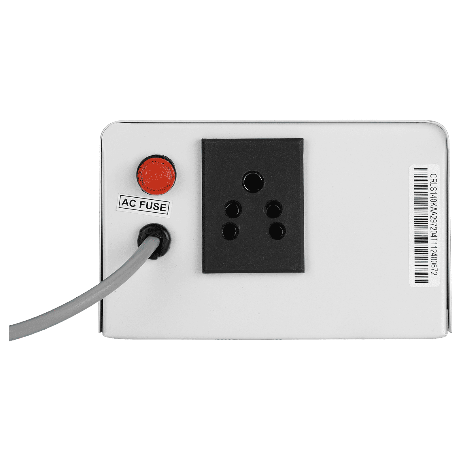 Croma 1.2 Amp Voltage Stabilizer For Up to 177.8cm (70") TV + 1 SetTop Box (140 - 270 V, Thermal Shutdown, White)_4