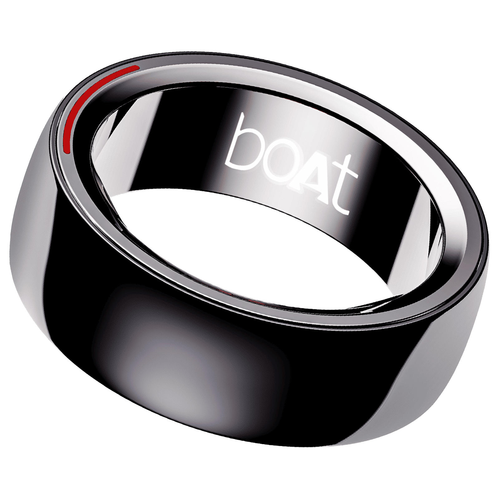 boAt Gen 1 Smart Ring with Activity Tracker (Size 7, 5ATM Water Resistant, Charcoal Black)_1