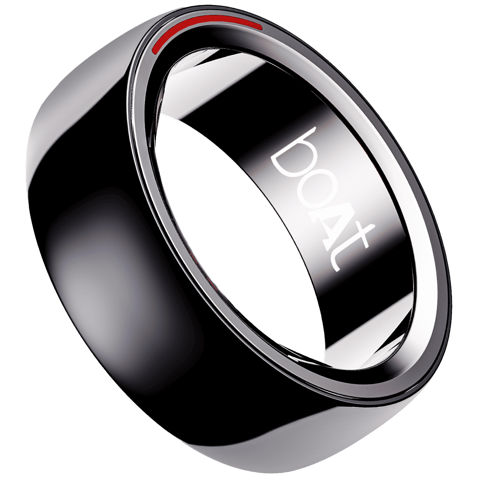 boAt Gen 1 Smart Ring with Activity Tracker (Size 11, 5ATM Water Resistant, Charcoal Black)_1