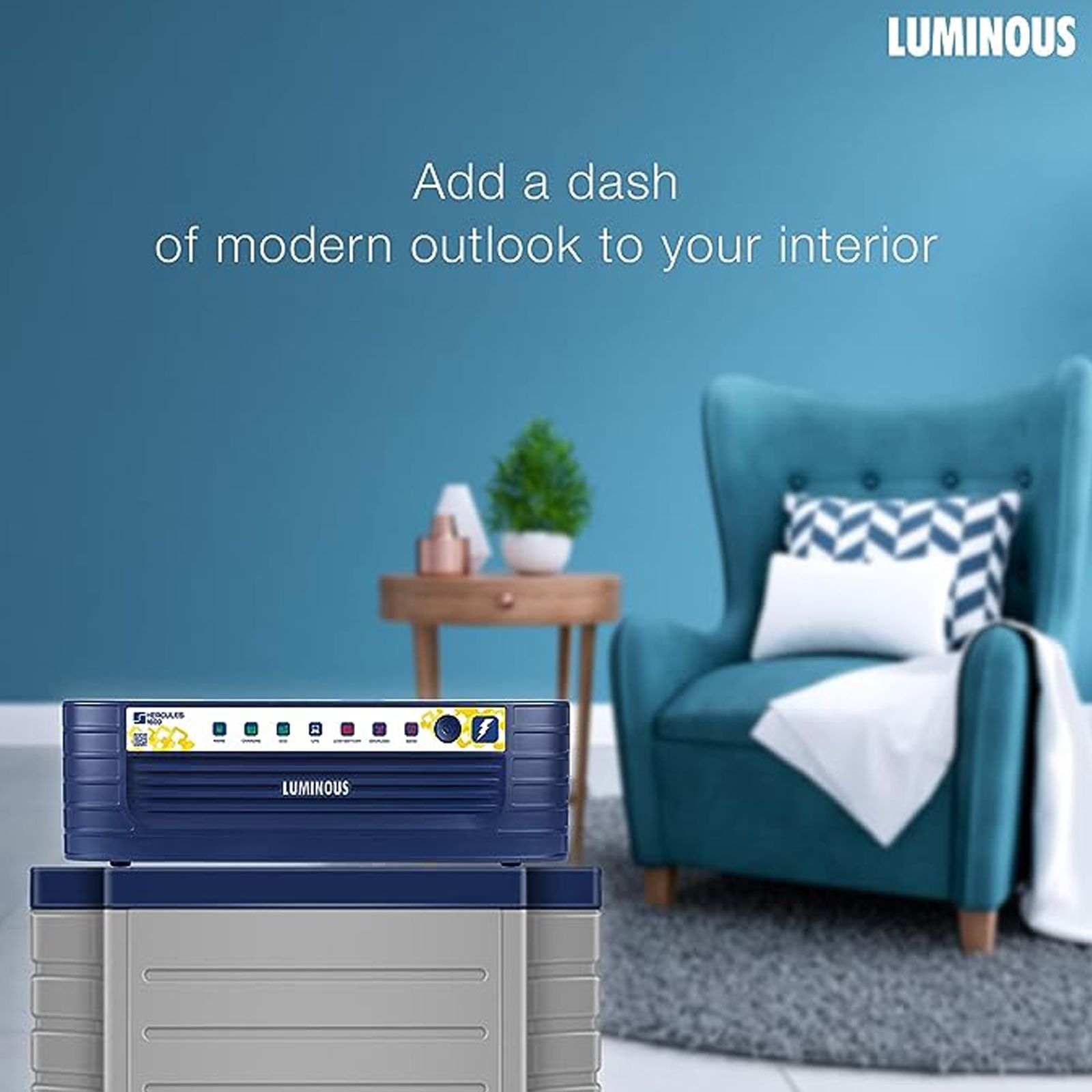 LUMINOUS HerculesSine 1600 10.5 Amps Inverter (Blue)_4