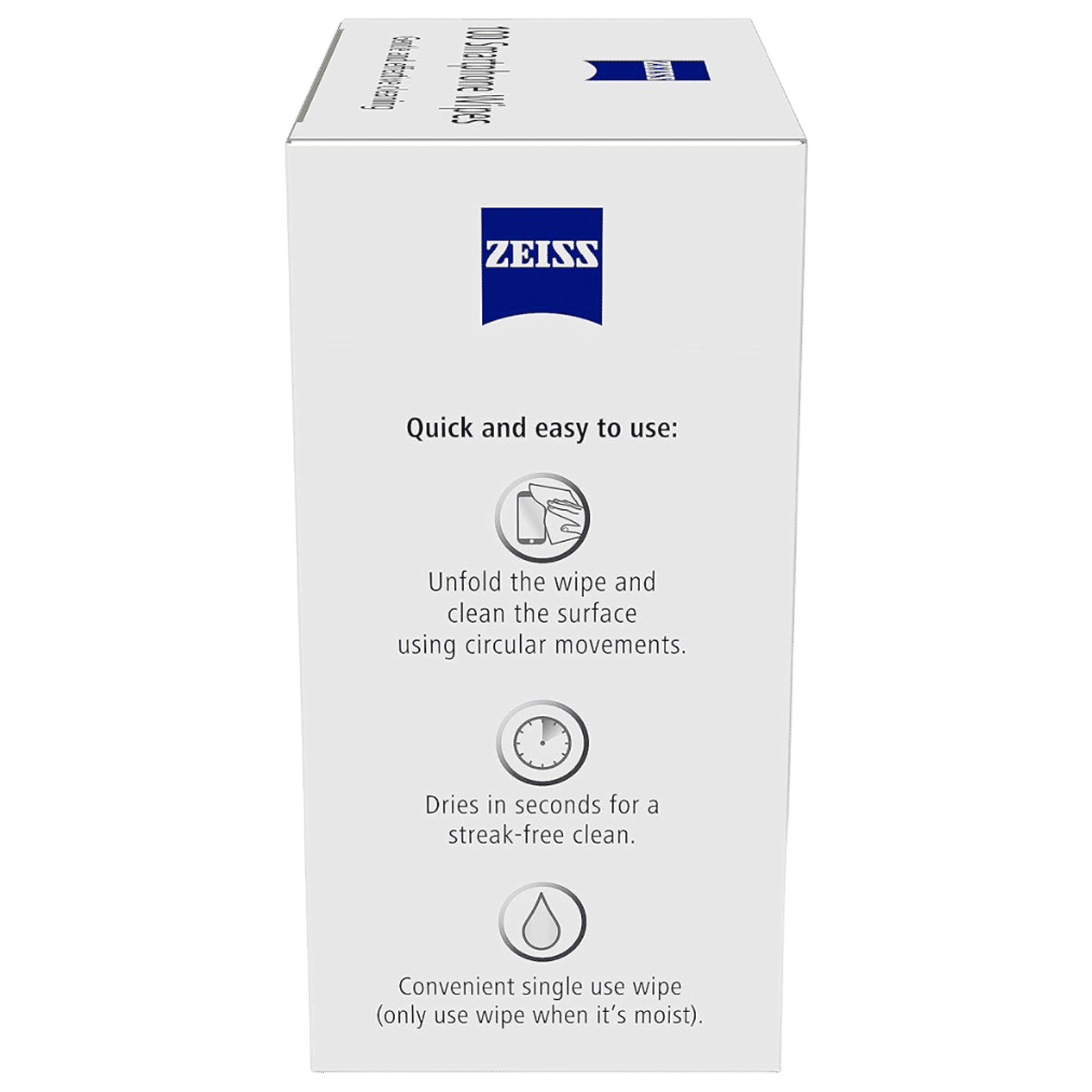 ZEISS Wipes for Smartphones (100 Count, ZSW100N, White)_4