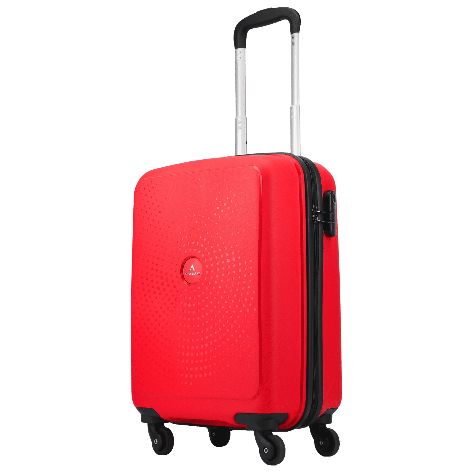 ARISTOCRAT Luggage Trolley Bag (Hard Case, BRIGAD55FIR, Red)_3