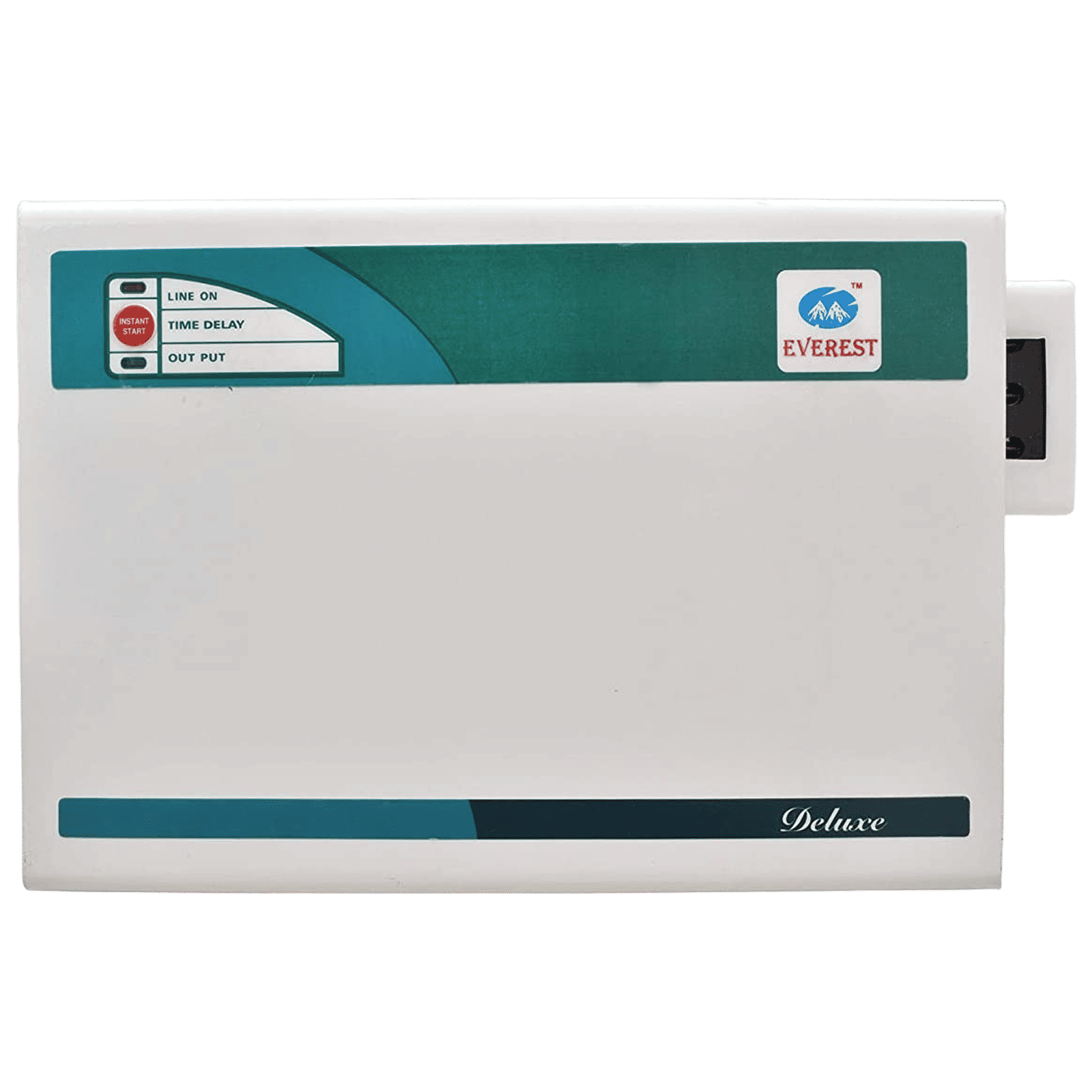 Everest EW 4 KVA DELUXE 10 Amps Voltage Stabilizer For Up to 1.5 Ton AC (170 - 270 V, Thermal Overload Protection, White) Everest EW 4 KVA DELUXE 10 Amps Voltage Stabilizer For Up to 1.5 Ton AC (170 - 270 V, Thermal Overload Protection, White)_1