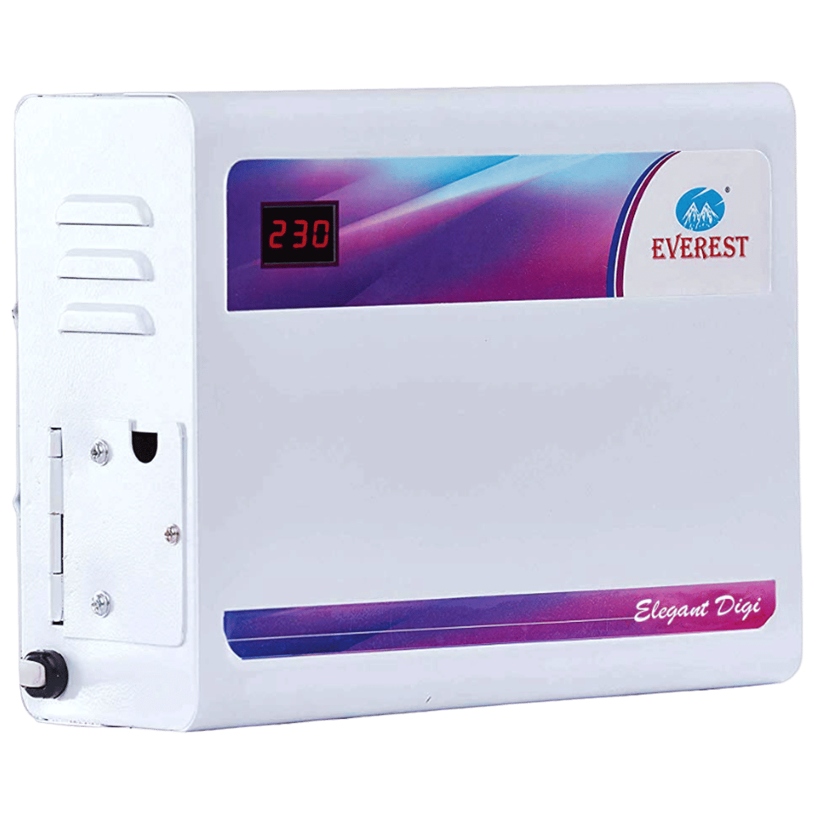 Everest EW 400 N Elegant Digi 14 Amps Voltage Stabilizer For 1.5T Air Conditioner (150 - 270 V, Thermal Protection, White) Everest EW 400 N Elegant Digi 14 Amps Voltage Stabilizer For 1.5T Air Conditioner (150 - 270 V, Thermal Protection, White)_2
