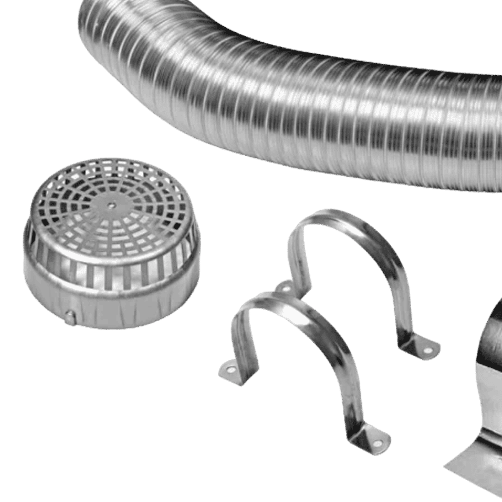 Croma Chimney Accessories (Aluminum Body, Silver)_4