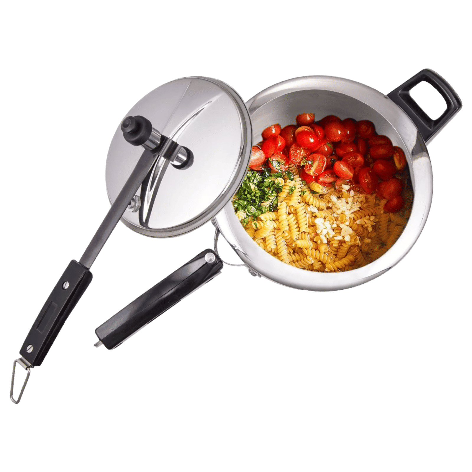 COOKAID CKSSPCIL3 3L Stainless Steel Pressure Cooker (With Induction Bottom, Silver) COOKAID CKSSPCIL3 3L Stainless Steel Pressure Cooker (With Induction Bottom, Silver)_2