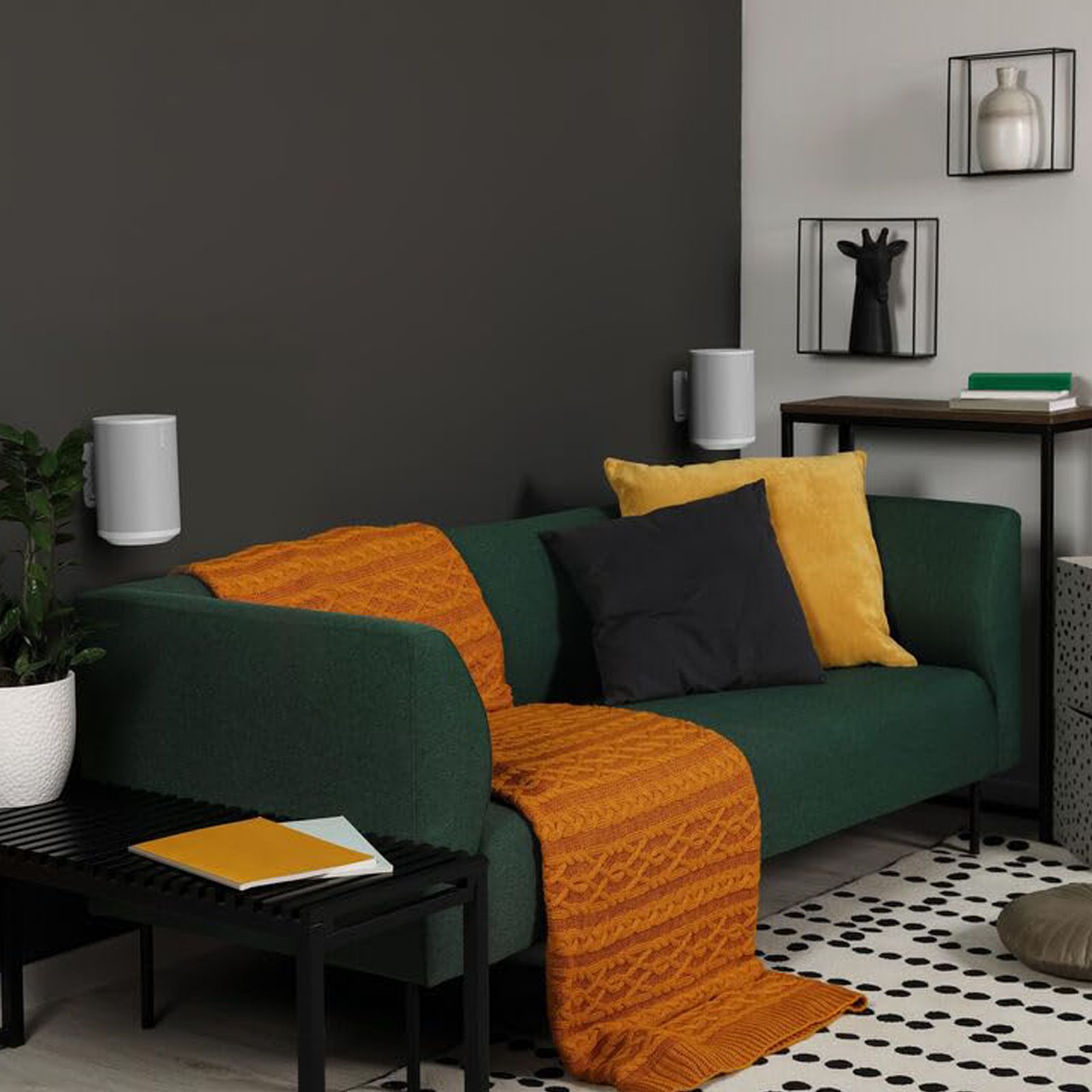 FLEXSON Wall Mount (Unique Tilting Mechanism, FLXERA100WMWHT, White)_7