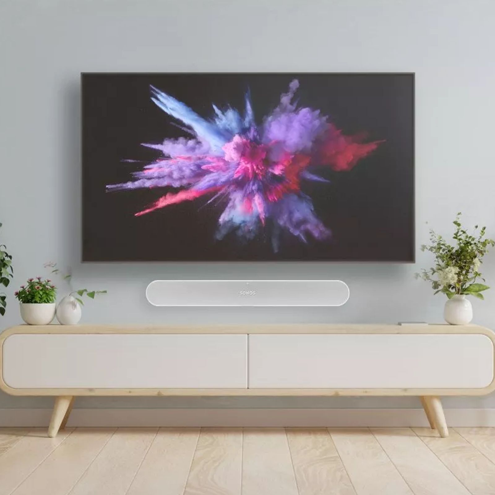 FLEXSON Wall Mount (Multi Point Fixing Points, FLXSRAYWM1011, White)_4