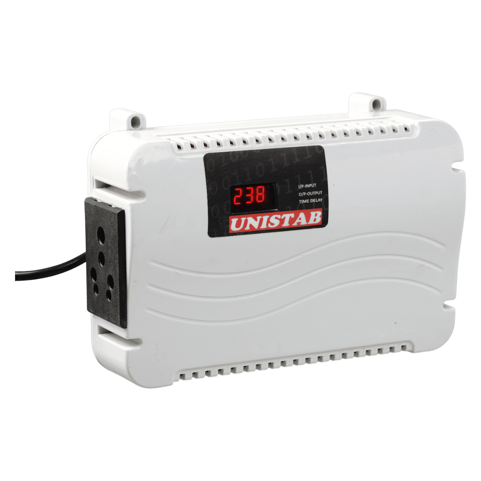 UNISTAB US100DF 3 Amps Voltage Stabilizer For Up to 600 L Refrigerator (130 - 270 V, Advance Overheat Protection, Grey) UNISTAB US100DF 3 Amps Voltage Stabilizer For Up to 600 L Refrigerator (130 - 270 V, Advance Overheat Protection, Grey)_1