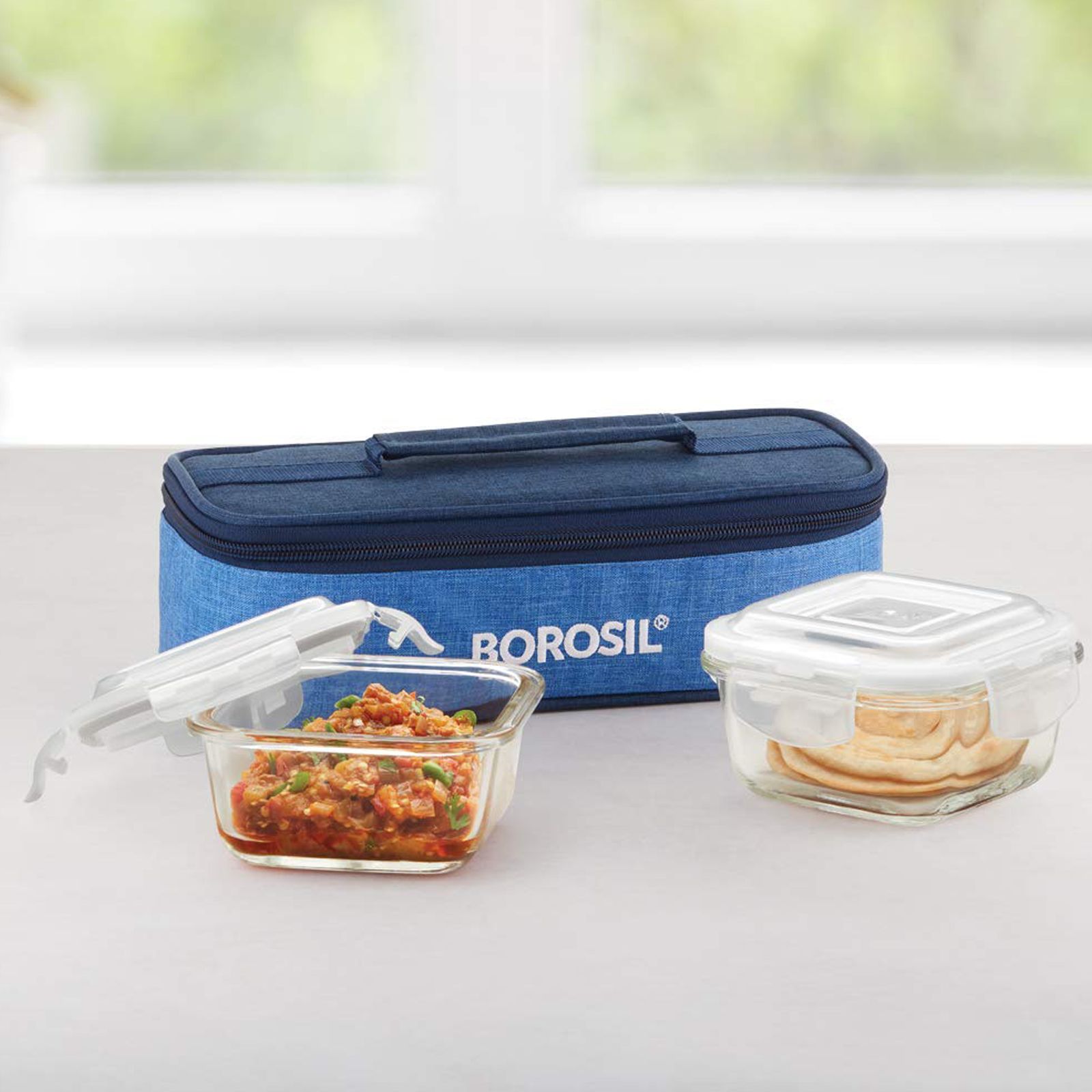 Borosil S2SQ 320 ml Horizontal Glass Storage Container (BPA Free, Transparent)_5