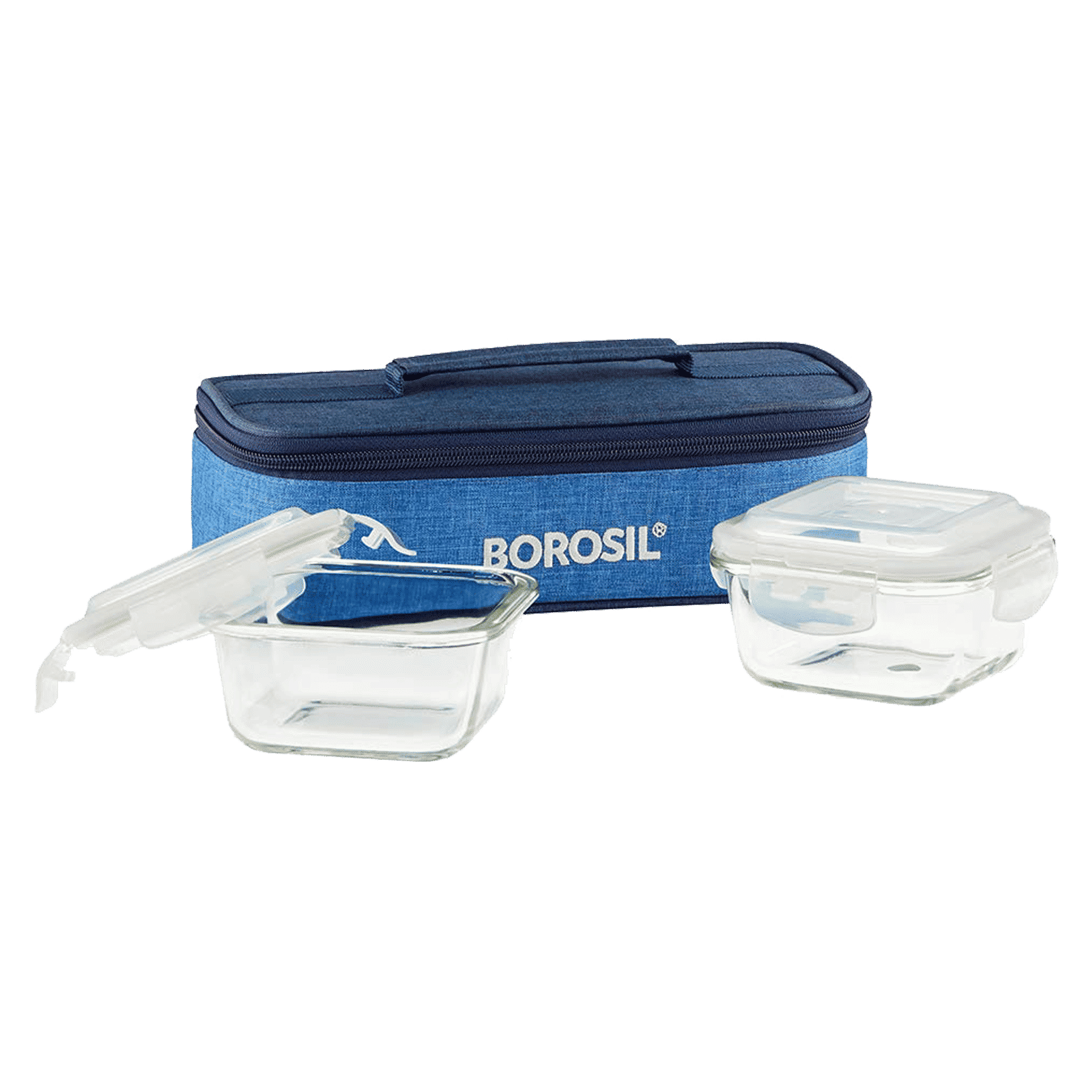 Borosil S2SQ 320 ml Horizontal Glass Storage Container (BPA Free, Transparent)_1