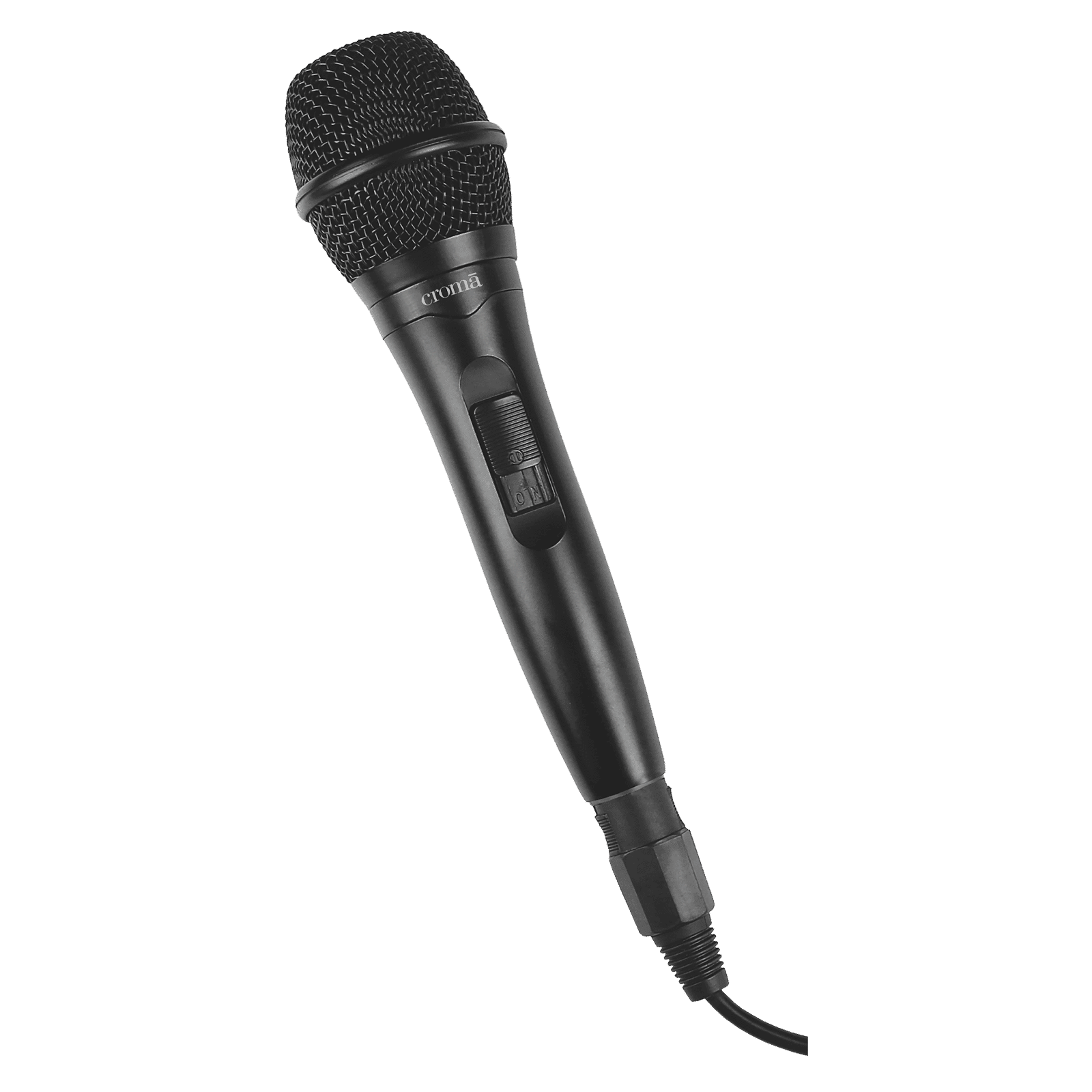 Croma Wired Microphone with Exceptional Voice Quality (Black)_2