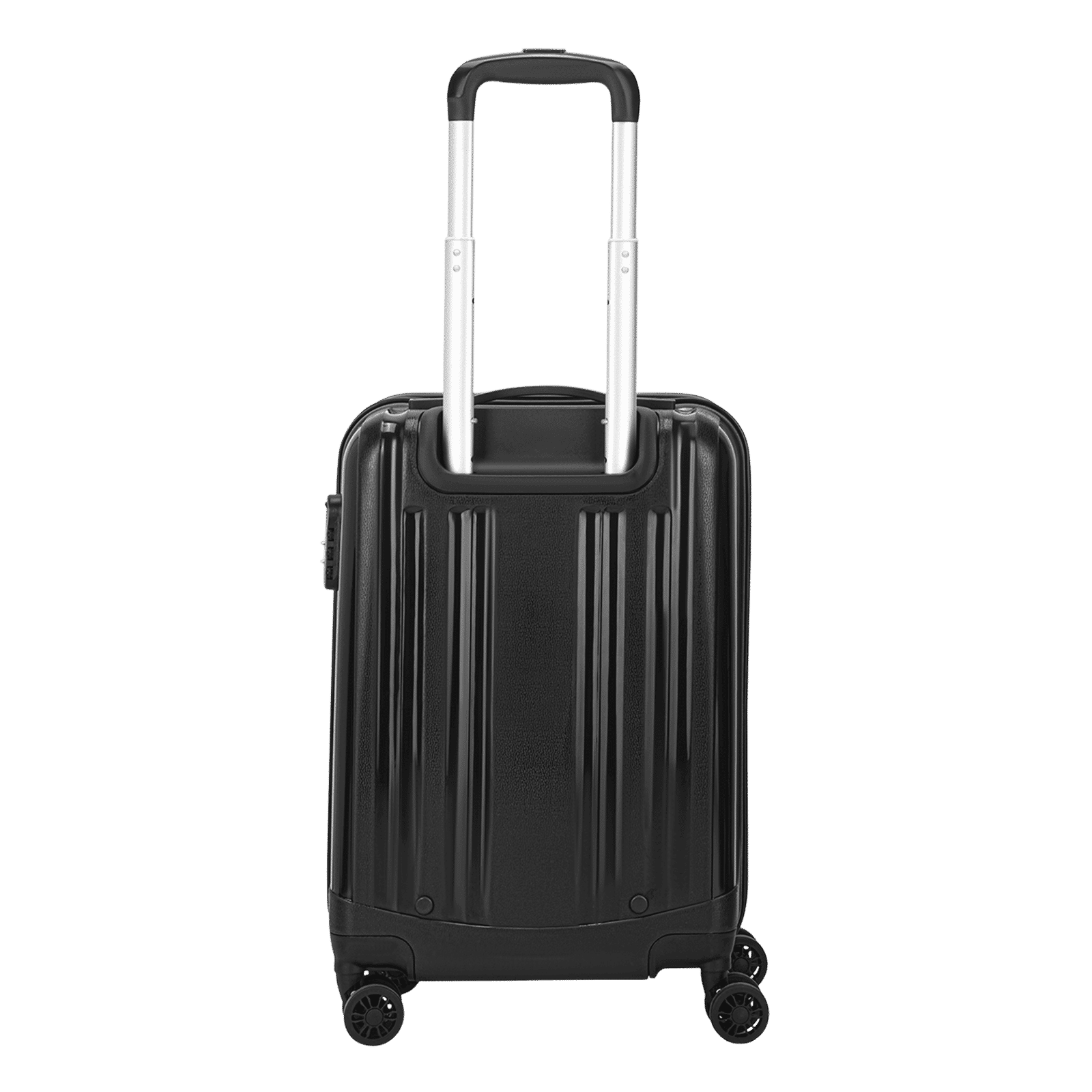 ARISTOCRAT Fronx Polypropylene Trolley Bag (8 Wheels, FRONXS55JBK, Black)_4