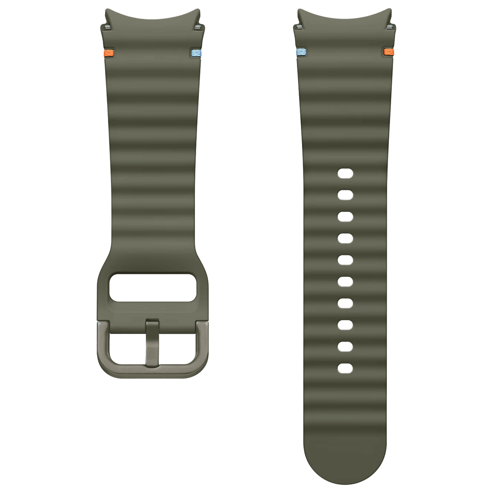 SAMSUNG ET-SNL30SKEGIN HNBR Sport Band for SAMSUNG Galaxy Watch7, Watch4, Watch4 Classic, Watch5, Watch 5 Pro, Watch6 & Watch6 Classic (S/M) (Breathable Design, Green)_2