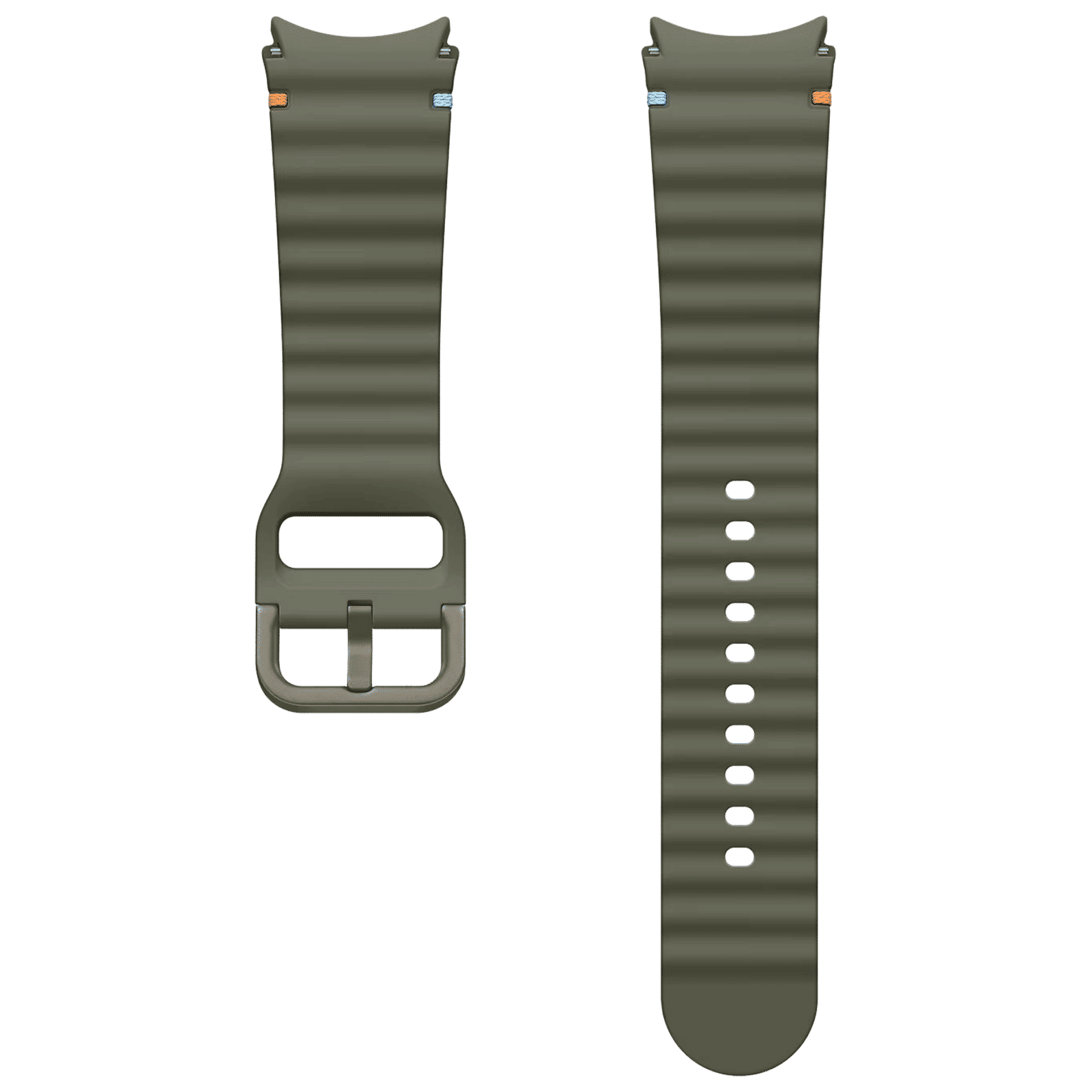 SAMSUNG ET-SNL31LKEGIN HNBR Sport Band for SAMSUNG Galaxy Watch7, Watch4, Watch4 Classic, Watch5, Watch 5 Pro, Watch6 & Watch6 Classic (M/L) (Breathable Design, Green)_2