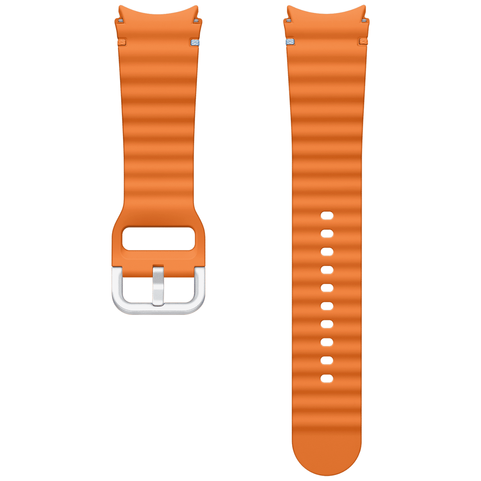 SAMSUNG ET-SNL31LOEGIN HNBR Sport Band for SAMSUNG Galaxy Watch7, Watch4, Watch4 Classic, Watch5, Watch 5 Pro, Watch6 & Watch6 Classic (M/L) (Breathable Design, Orange)_2