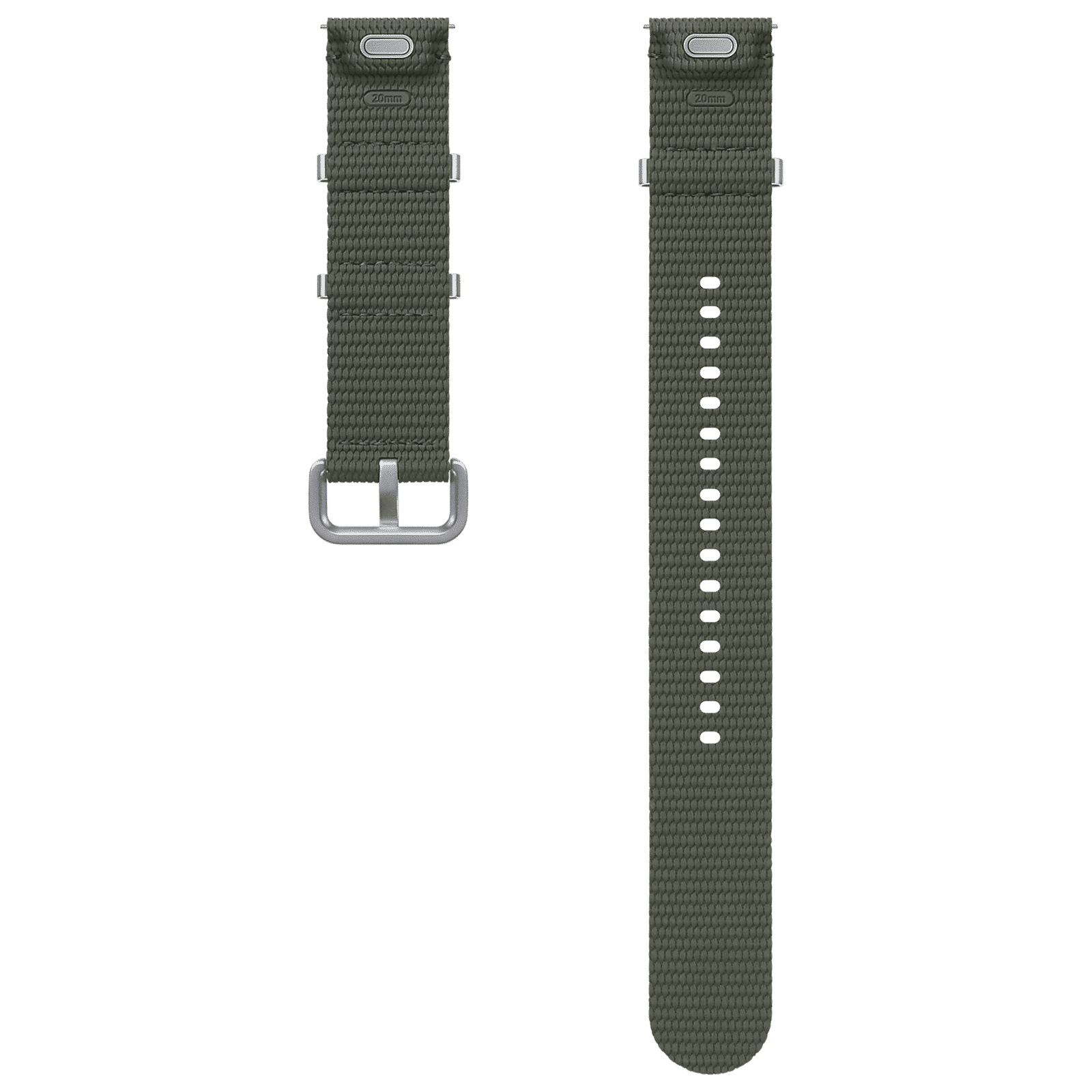 SAMSUNG ET-SOL30SKEGIN HNBR, SUS, Athleisure Band for SAMSUNG Galaxy Watch7, Watch4, Watch4 Classic, Watch5, Watch 5 Pro, Watch6 & Watch6 Classic (S/M) (Fashionable Band, Green)_4