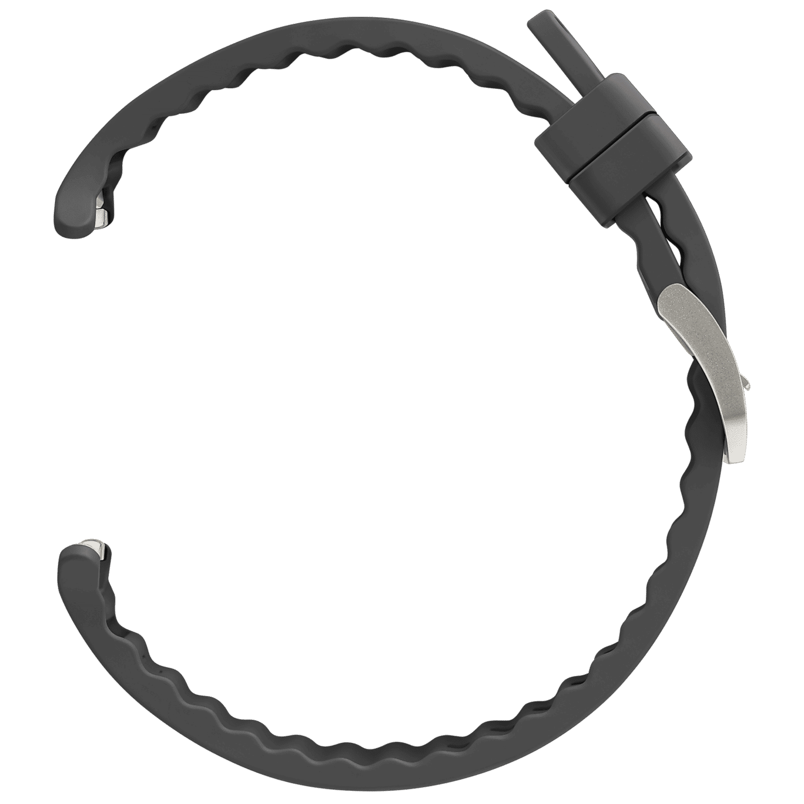 SAMSUNG ET-SBL70MBEGIN HNBR, Nylon, Titanium, SUS Peak Form Band for SAMSUNG Galaxy Watch Ultra (Lugless Design, Dark Gray)_5