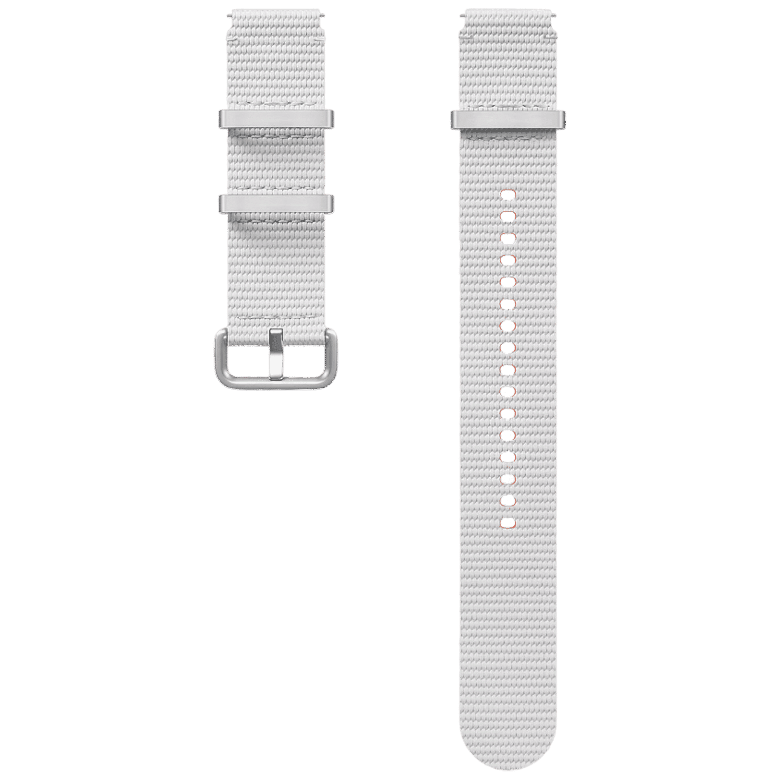 SAMSUNG ET-SOL31LSEGIN HNBR, SUS, Athleisure Band for SAMSUNG Galaxy Watch7, Watch4, Watch4 Classic, Watch5, Watch 5 Pro, Watch6 & Watch6 Classic (M/L) (Effortless Style, Silver)_3