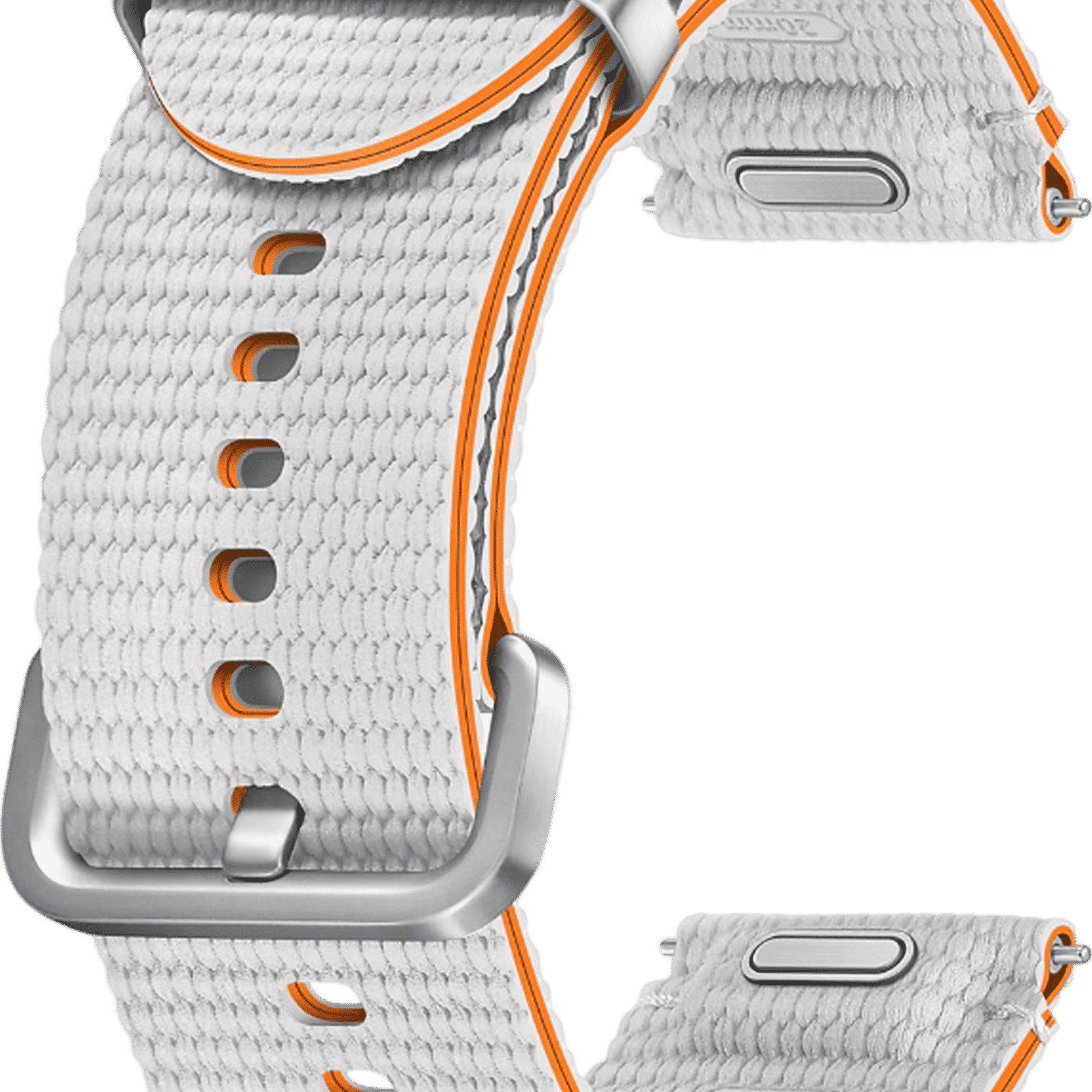 SAMSUNG ET-SOL31LSEGIN HNBR, SUS, Athleisure Band for SAMSUNG Galaxy Watch7, Watch4, Watch4 Classic, Watch5, Watch 5 Pro, Watch6 & Watch6 Classic (M/L) (Effortless Style, Silver)_5