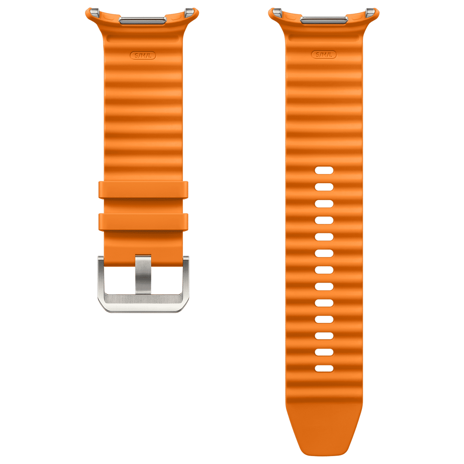SAMSUNG ET-SBL70MOEGIN HNBR, Nylon, Titanium, SUS Peak Form Band for SAMSUNG Galaxy Watch Ultra (Lugless Design, Orange) SAMSUNG ET-SBL70MOEGIN HNBR, Nylon, Titanium, SUS Peak Form Band for SAMSUNG Galaxy Watch Ultra (Lugless Design, Orange)_4