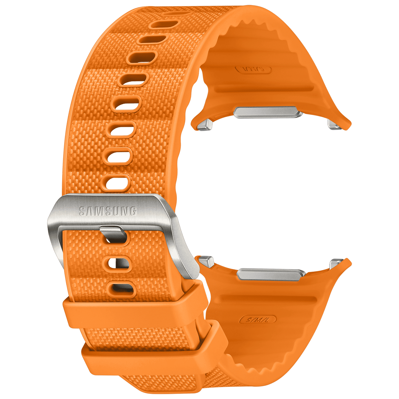 SAMSUNG ET-SBL70MOEGIN HNBR, Nylon, Titanium, SUS Peak Form Band for SAMSUNG Galaxy Watch Ultra (Lugless Design, Orange) SAMSUNG ET-SBL70MOEGIN HNBR, Nylon, Titanium, SUS Peak Form Band for SAMSUNG Galaxy Watch Ultra (Lugless Design, Orange)_1