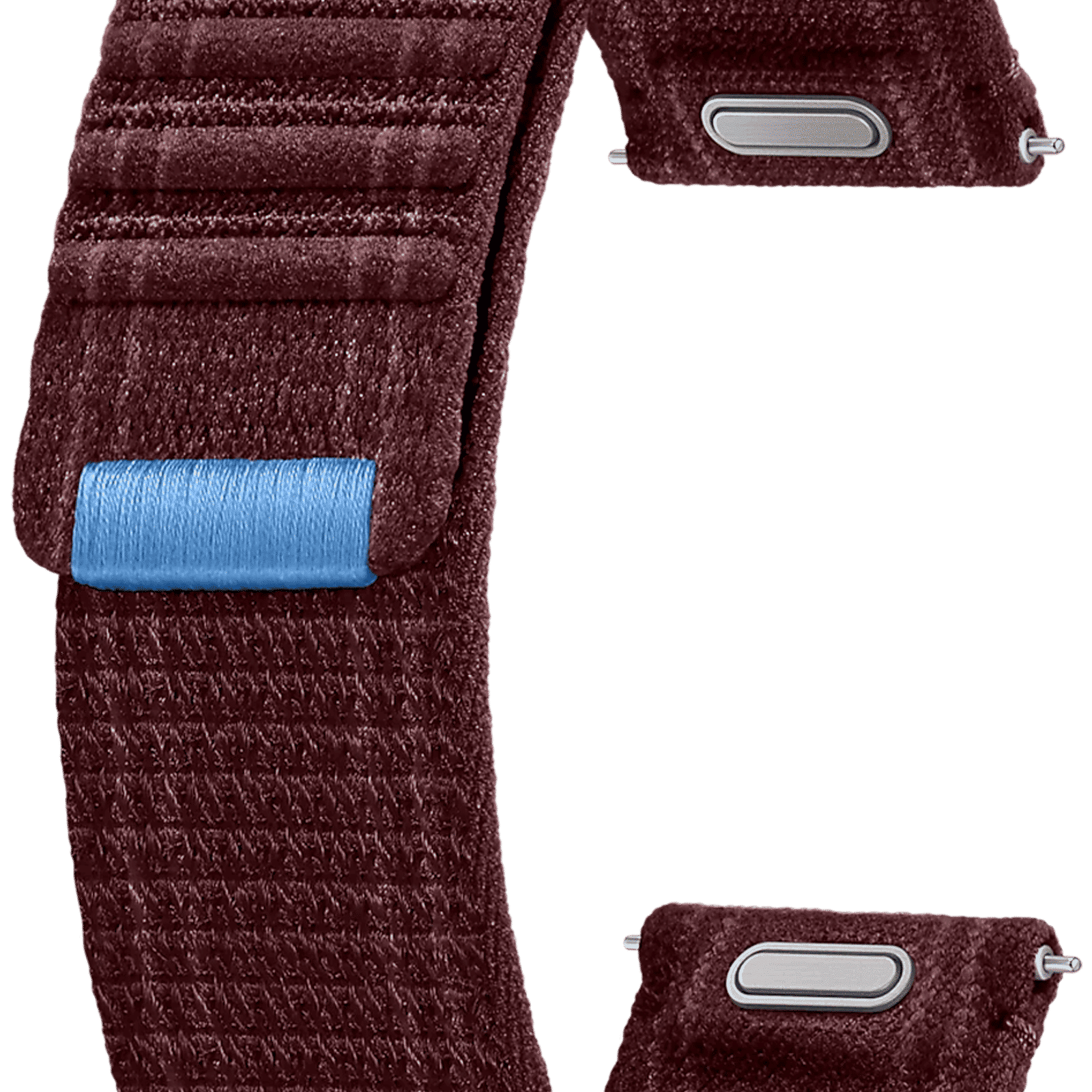 SAMSUNG ET-SVL30SEEGIN Polyester Fabric Band for SAMSUNG Galaxy Watch7 (S/M) (Effortless Style, Wine)_4