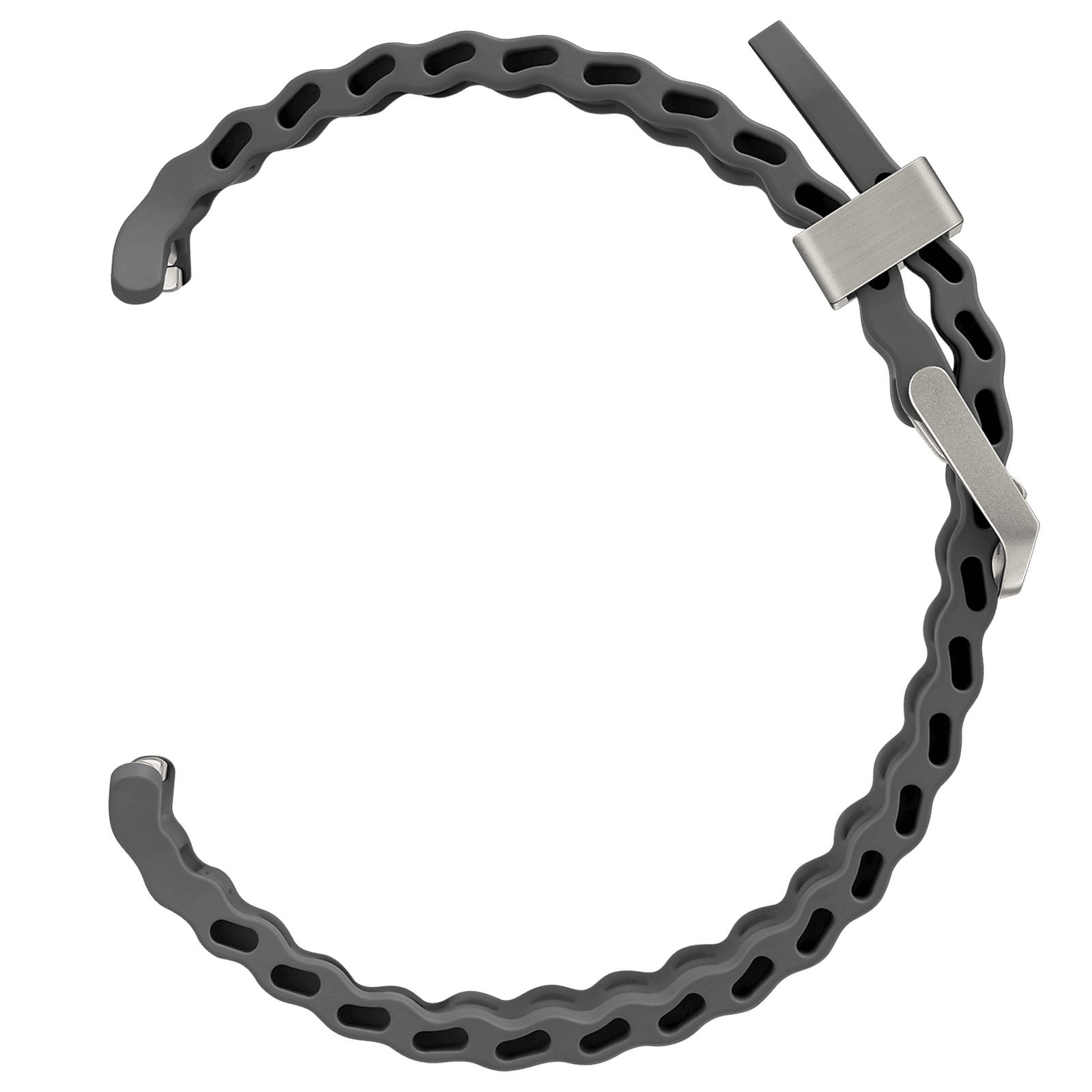 SAMSUNG ET-SNL70MBEGIN HNBR, Titanium Marine Band for SAMSUNG Galaxy Watch Ultra (Lugless Design, Dark Gray)_5