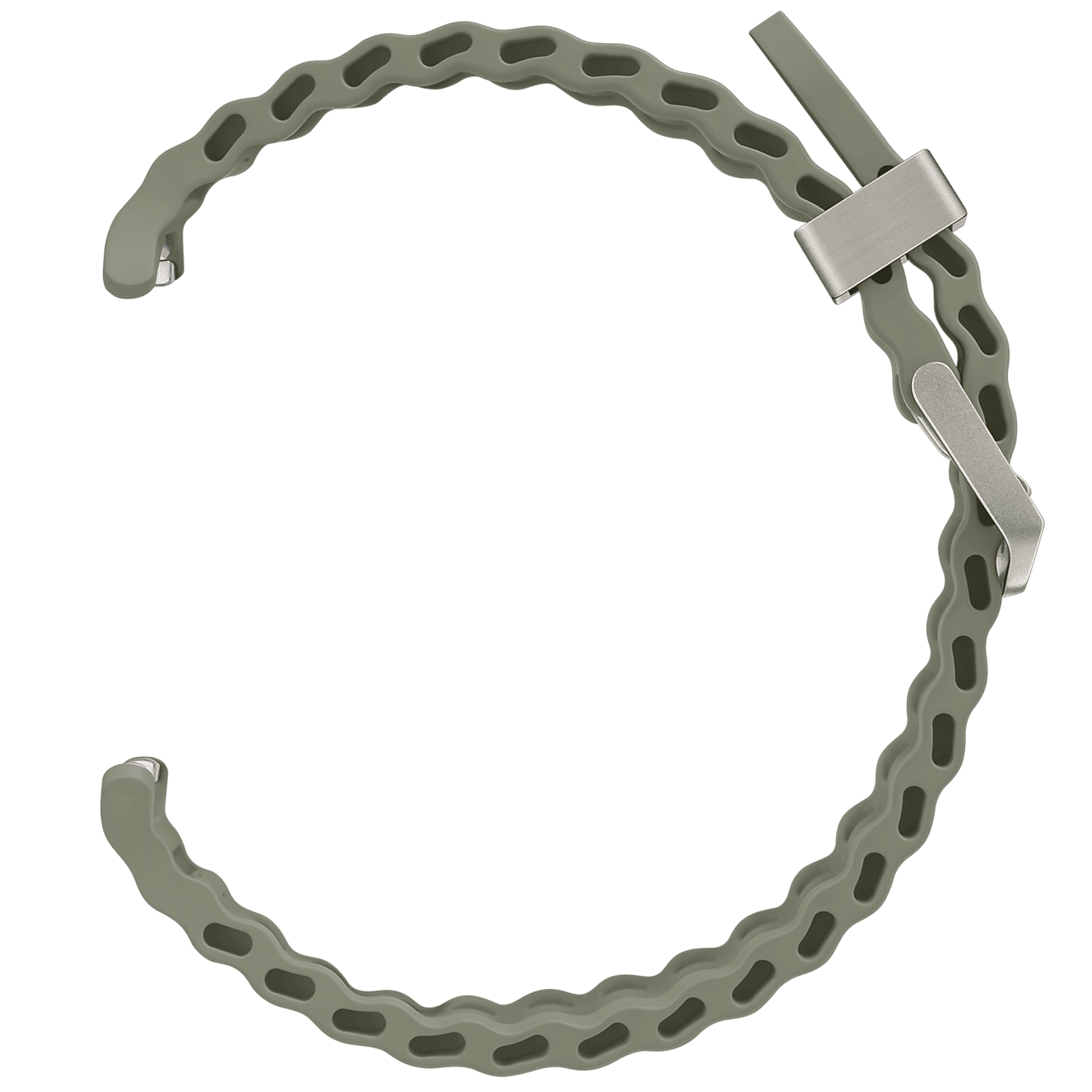 SAMSUNG ET-SNL70MKEGIN HNBR, Titanium Marine Band for SAMSUNG Galaxy Watch Ultra (Lugless Design, Green)_4