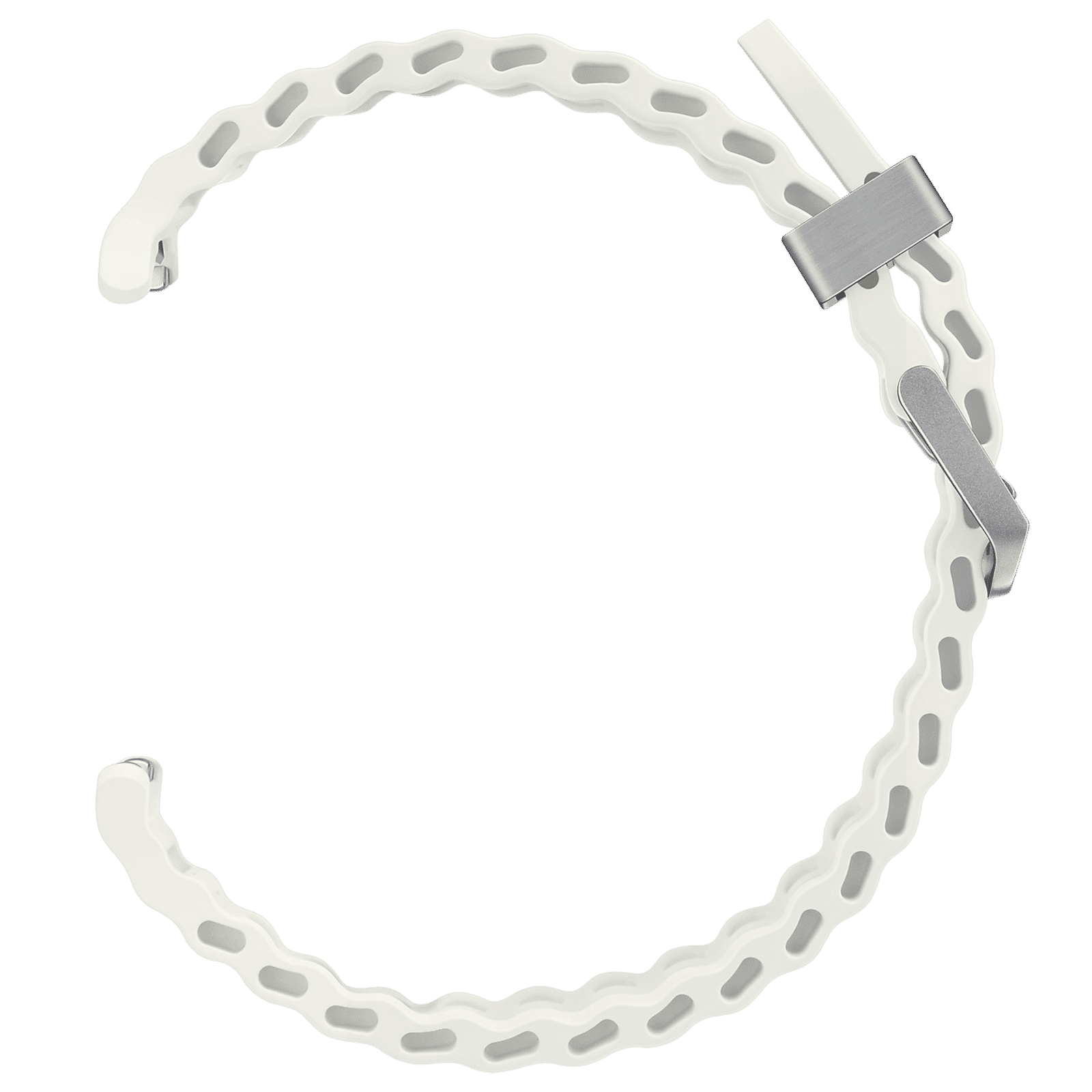 SAMSUNG ET-SNL70MWEGIN HNBR, Titanium Marine Band for SAMSUNG Galaxy Watch Ultra (Lugless Design, White)_4