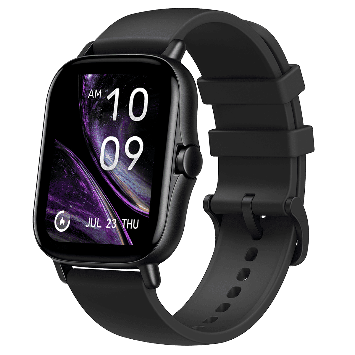 amazfit GTS 2 Smartwatch with Bluetooth Calling (41.91mm AMOLED Display, 5ATM Water Resistant, Midnight Black Strap)_2