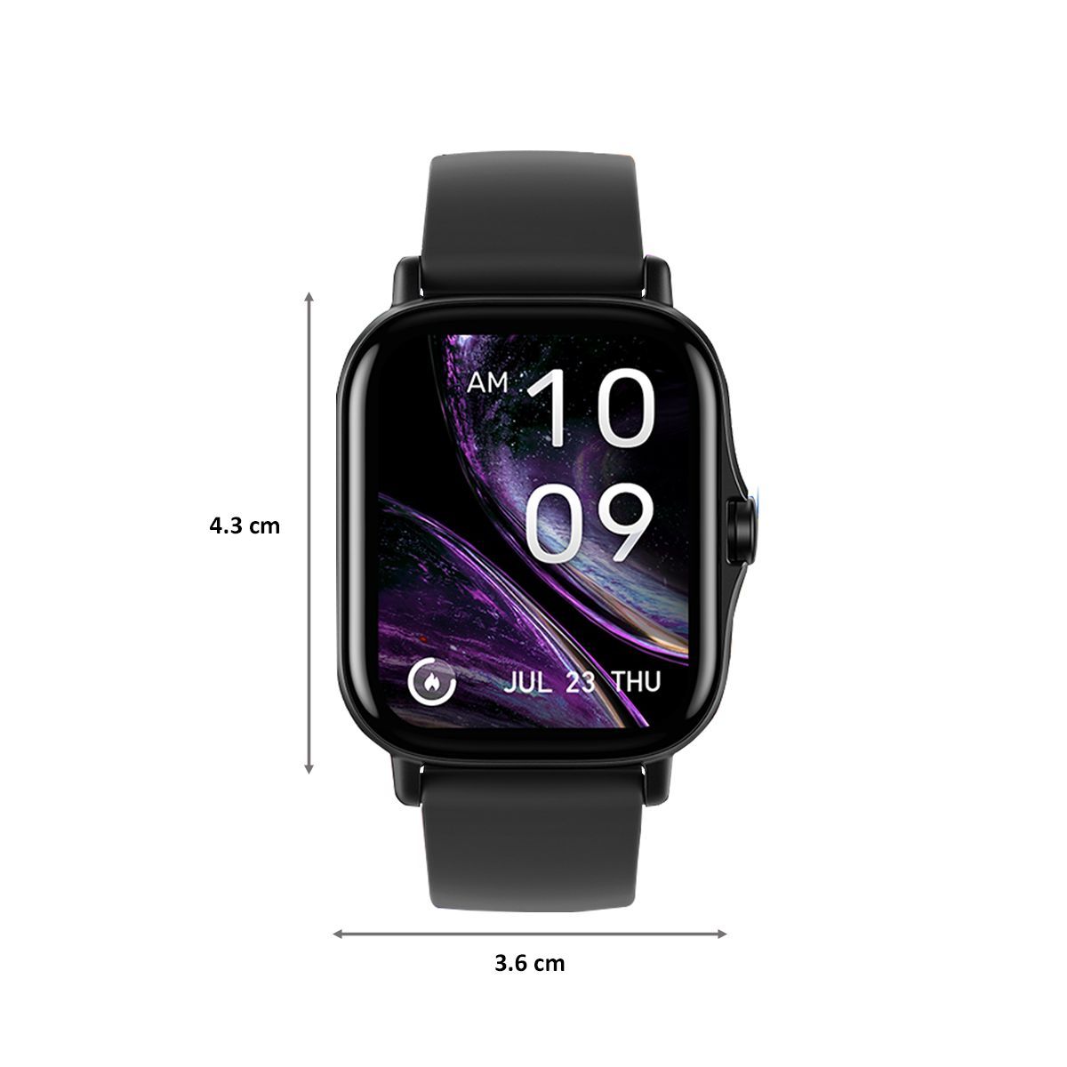 amazfit GTS 2 Smartwatch with Bluetooth Calling (41.91mm AMOLED Display, 5ATM Water Resistant, Midnight Black Strap)_3