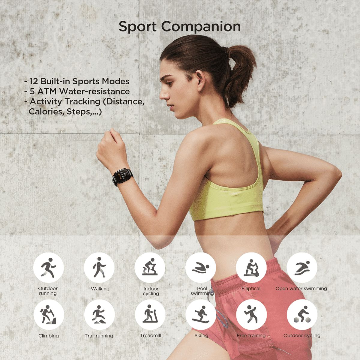 amazfit GTS 2 Smartwatch with Bluetooth Calling (41.91mm AMOLED Display, 5ATM Water Resistant, Midnight Black Strap)_10