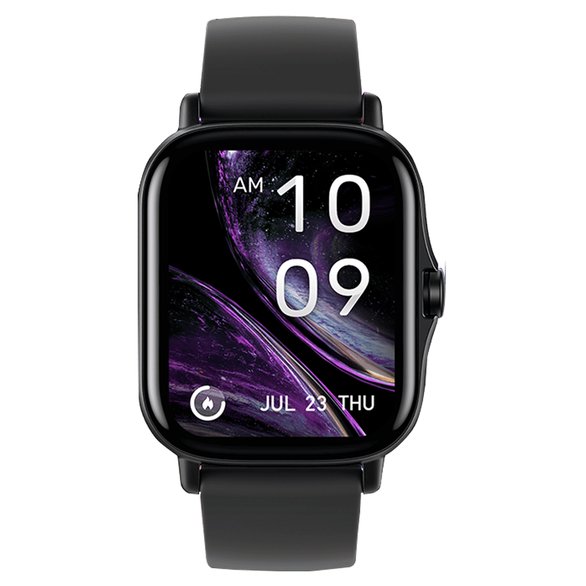 amazfit GTS 2 Smartwatch with Bluetooth Calling (41.91mm AMOLED Display, 5ATM Water Resistant, Midnight Black Strap)_1