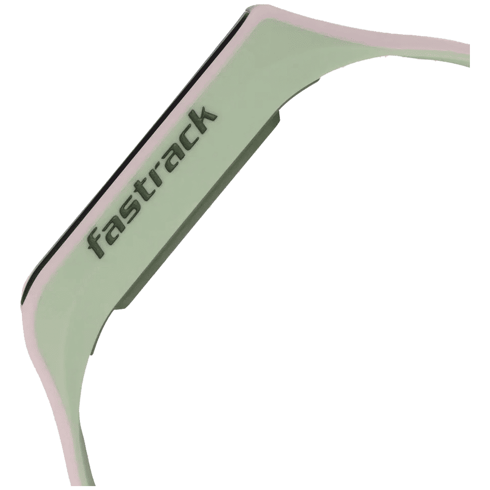fastrack Reflex 3.0 Smart Band (45.4mm) (Activity Tracking, SWD90067PP04A, Black/Pink and Green Accent, Silicone Band)_6