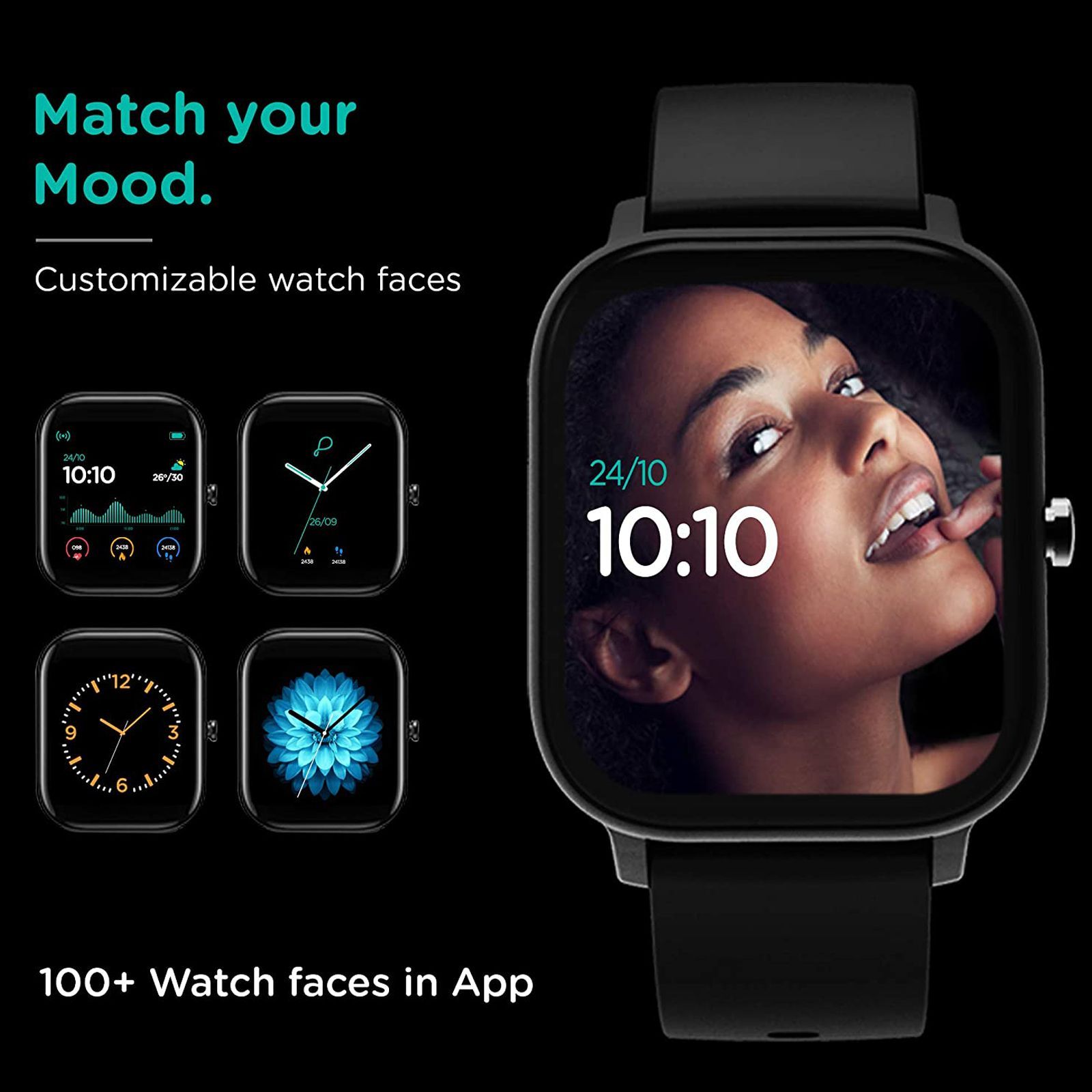 pebble Pace Smartwatch (35.56mm) (Built-in Oximeter, PFB05, Black, Silicon Strap)_8