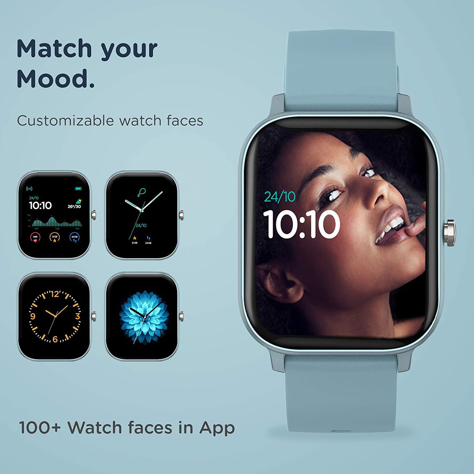 pebble Pace Smartwatch (35.56mm) (Built-in Oximeter, PFB05, Blue, Silicon Strap)_8