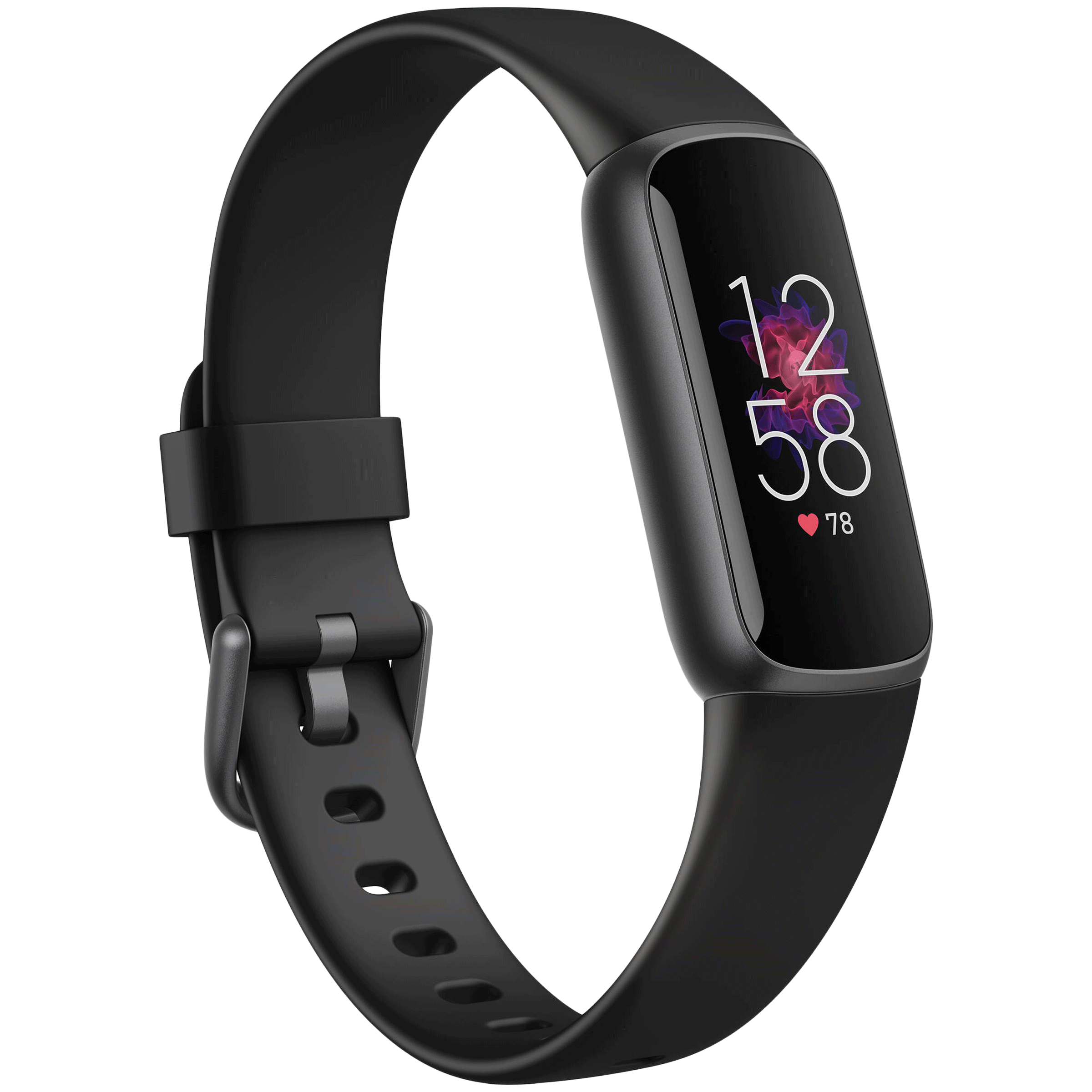 fitbit Luxe Fitness Tracker with Stress Management (0.96 Inch Always-On AMOLED Display, Water Resistant, Black Strap)_2
