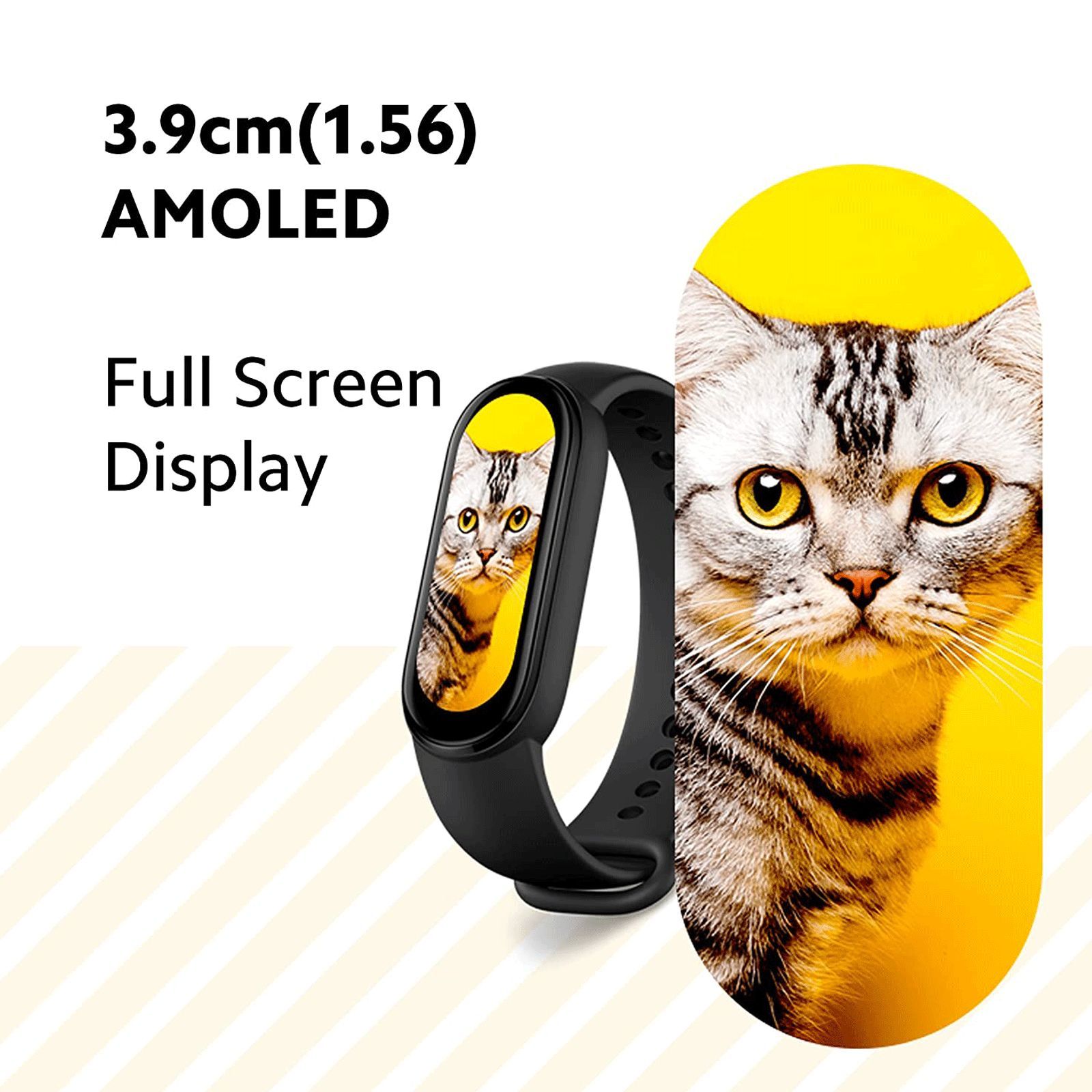 Xiaomi Mi Smart Band 6 (Bluetooth, 39.62mm) (Personal Activity Intelligence, XMSH15HM, Black, TPU Band)_8