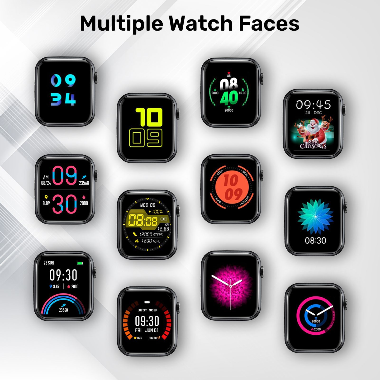 FIRE-BOLTT Ring BSW005 Smartwatch (Bluetooth, 43.18mm) (Blood Oxygen Monitoring, 05BSWAAY#4, Black/Red, Silicon Band)_3