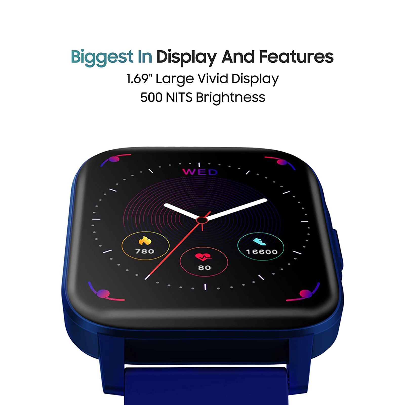 TAGG Verve Neo Smartwatch (Bluetooth, 43mm) (15 Sports Mode, Blue)_5