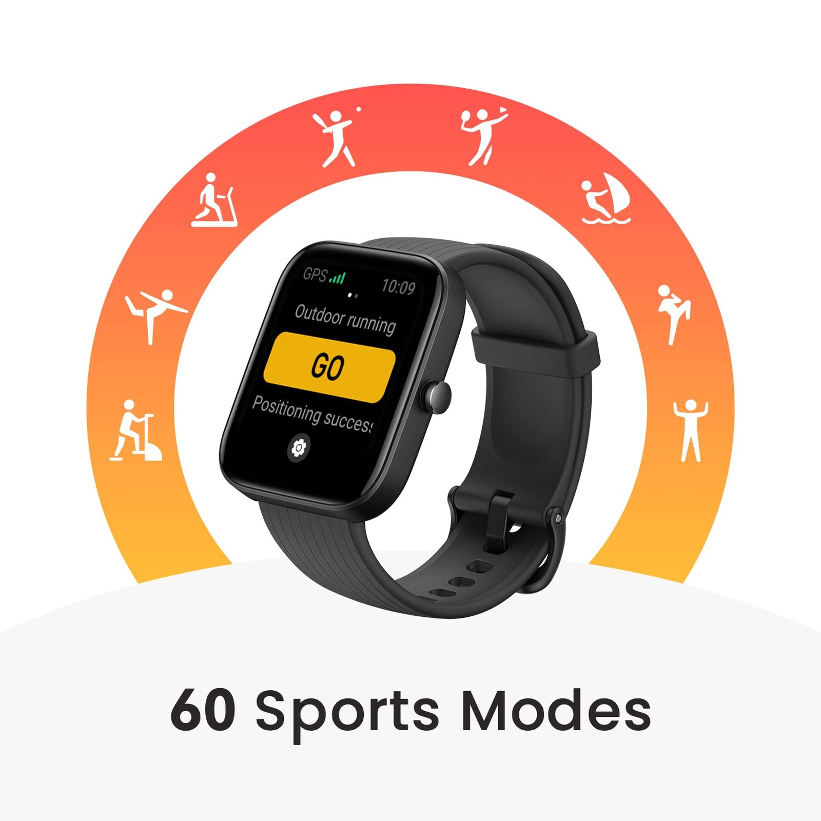 amazfit Bip 3 Smartwatch with 60 Sports Modes (42.9mm LCD Display, 5ATM Water Resistant, Blue Strap)_9