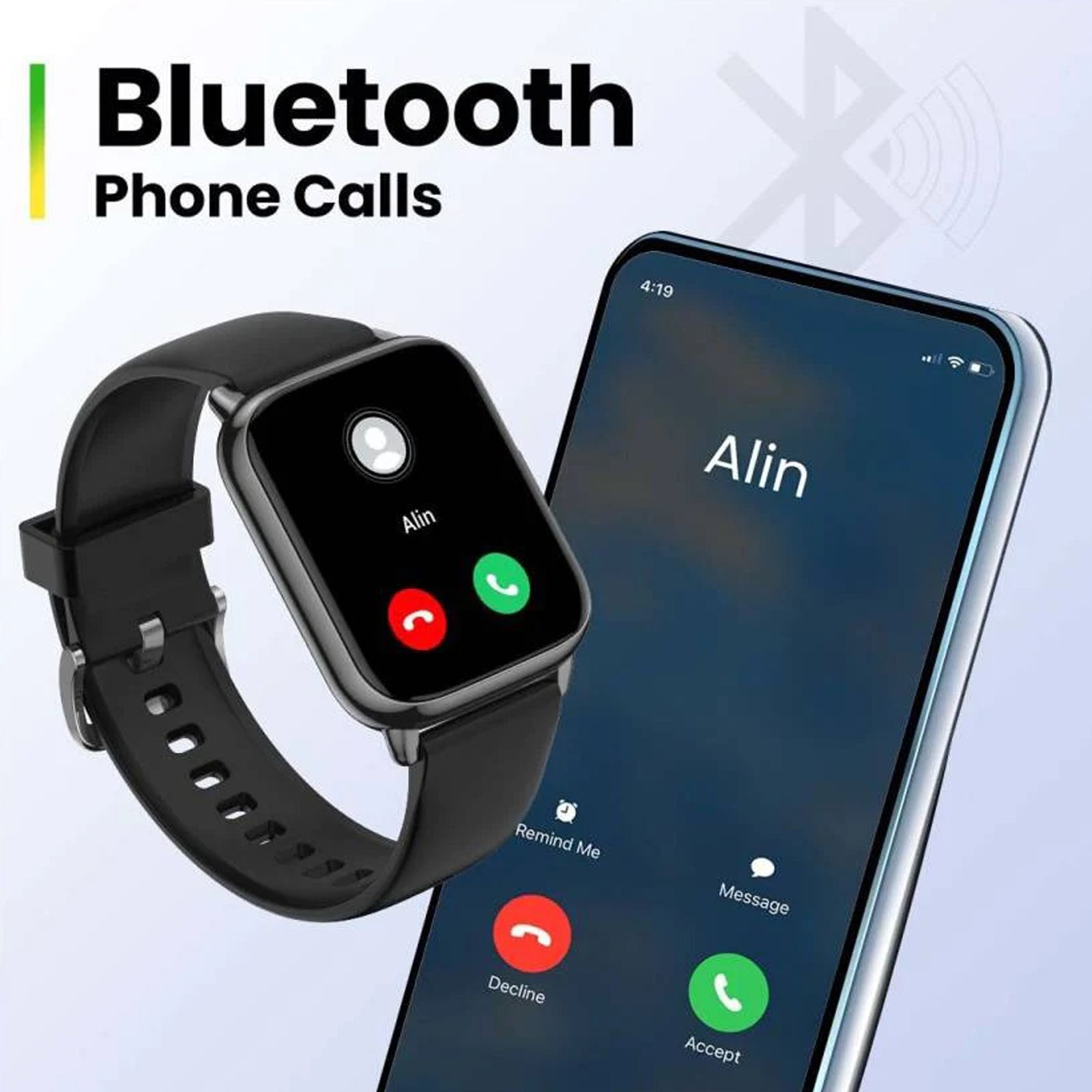 amazfit Pop 2 Smartwatch with Bluetooth Calling (45.21mm AMOLED Display, IP68 Water Resistant, Pink Strap)_5