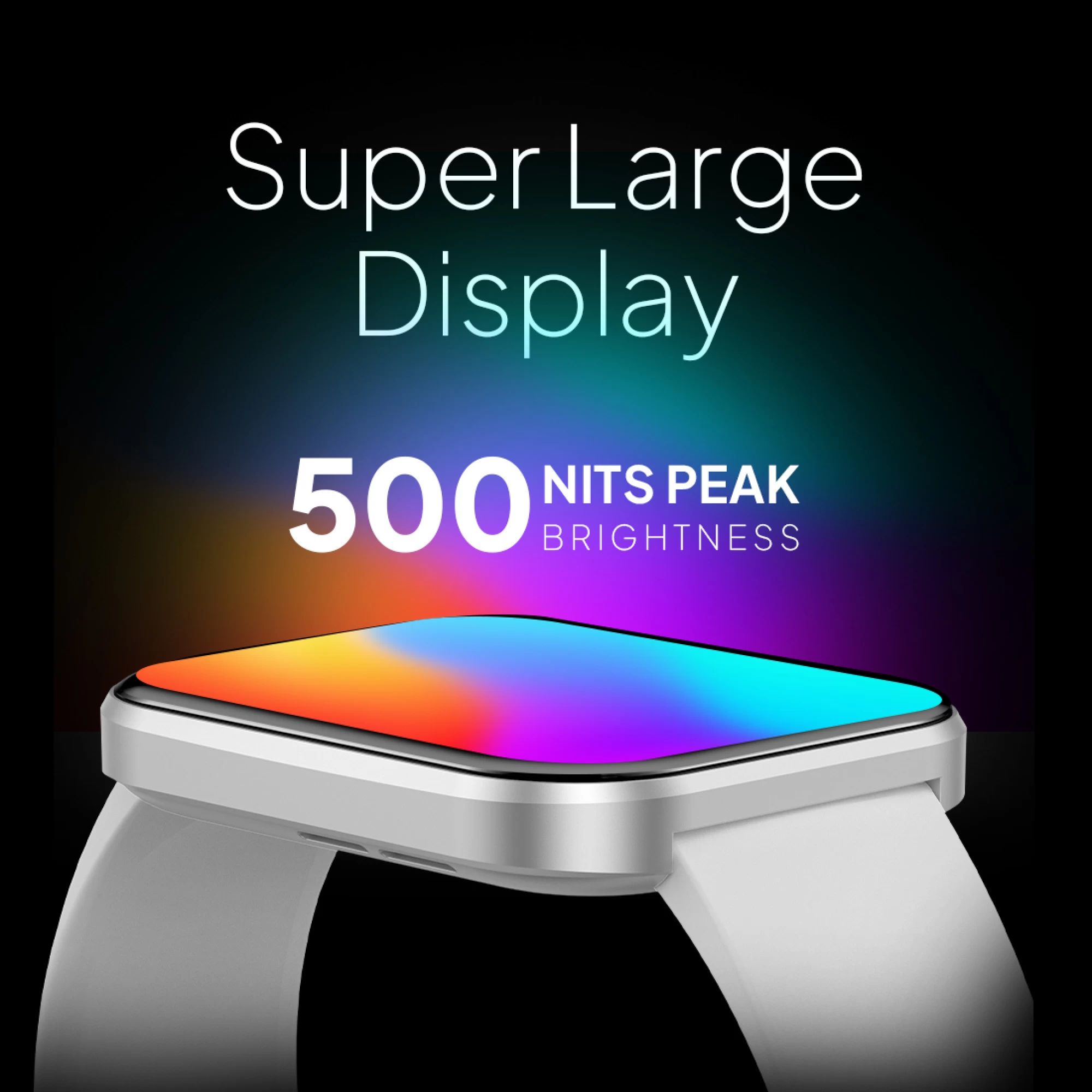 FIRE-BOLTT Terminator BSW104 Smartwatch with Bluetooth Calling (50.5mm IPS Display, IP68 Water Resistant, Grey Strap)_2