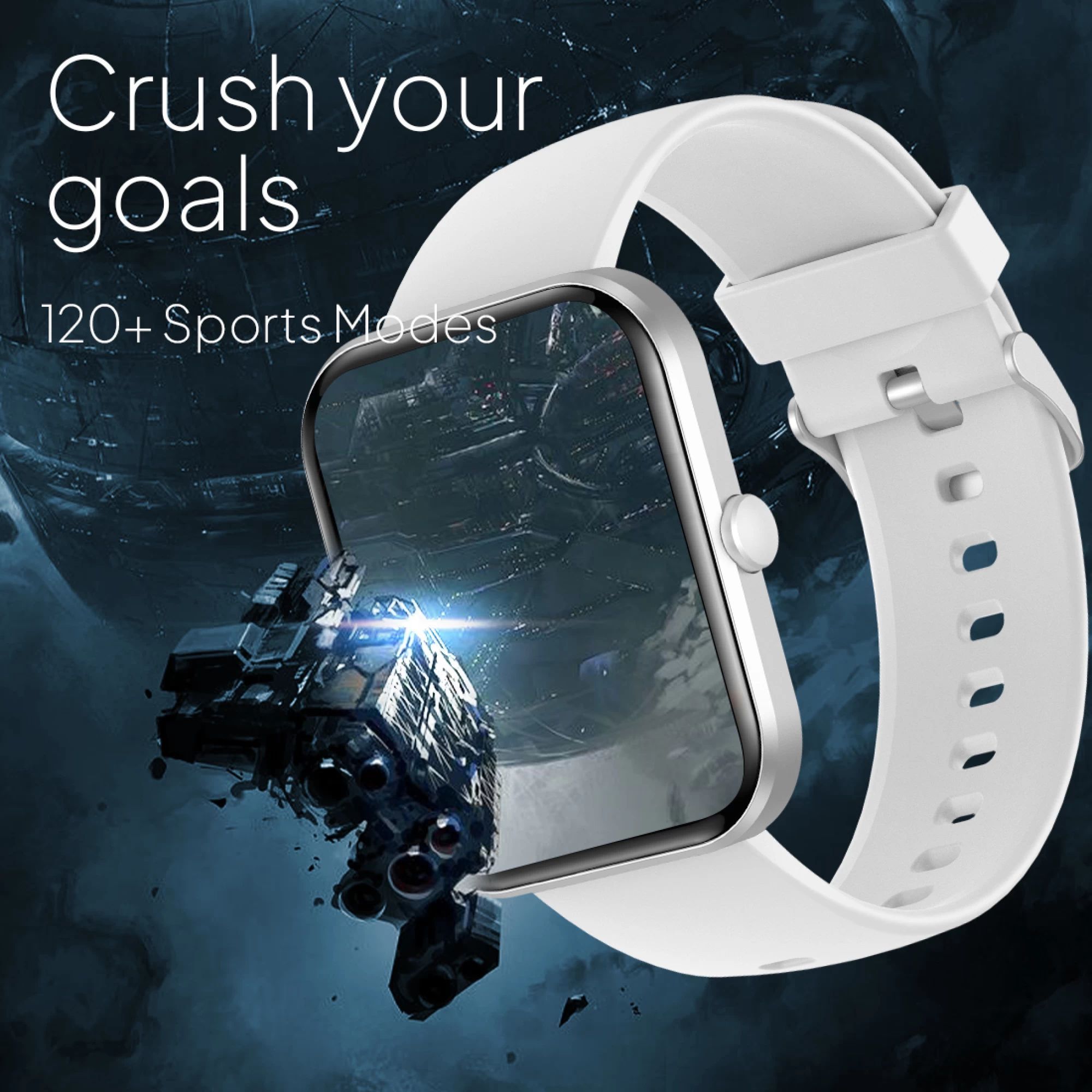 FIRE-BOLTT Terminator BSW104 Smartwatch with Bluetooth Calling (50.5mm IPS Display, IP68 Water Resistant, Grey Strap)_8