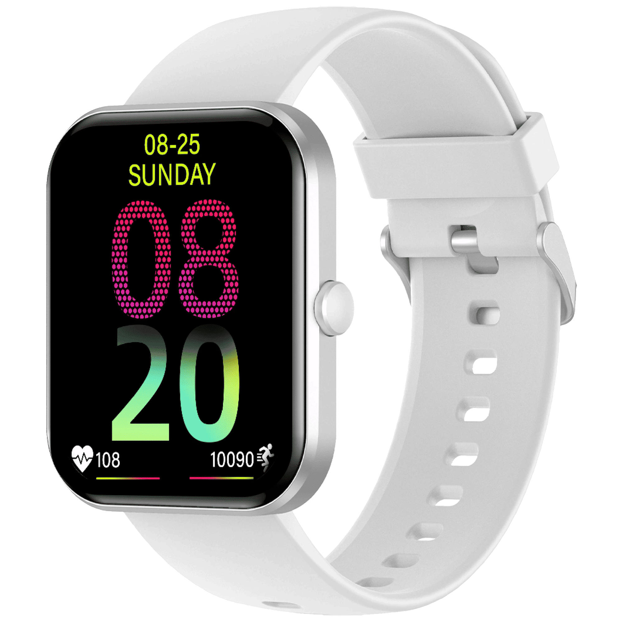 FIRE-BOLTT Terminator BSW104 Smartwatch with Bluetooth Calling (50.5mm IPS Display, IP68 Water Resistant, Grey Strap)_1