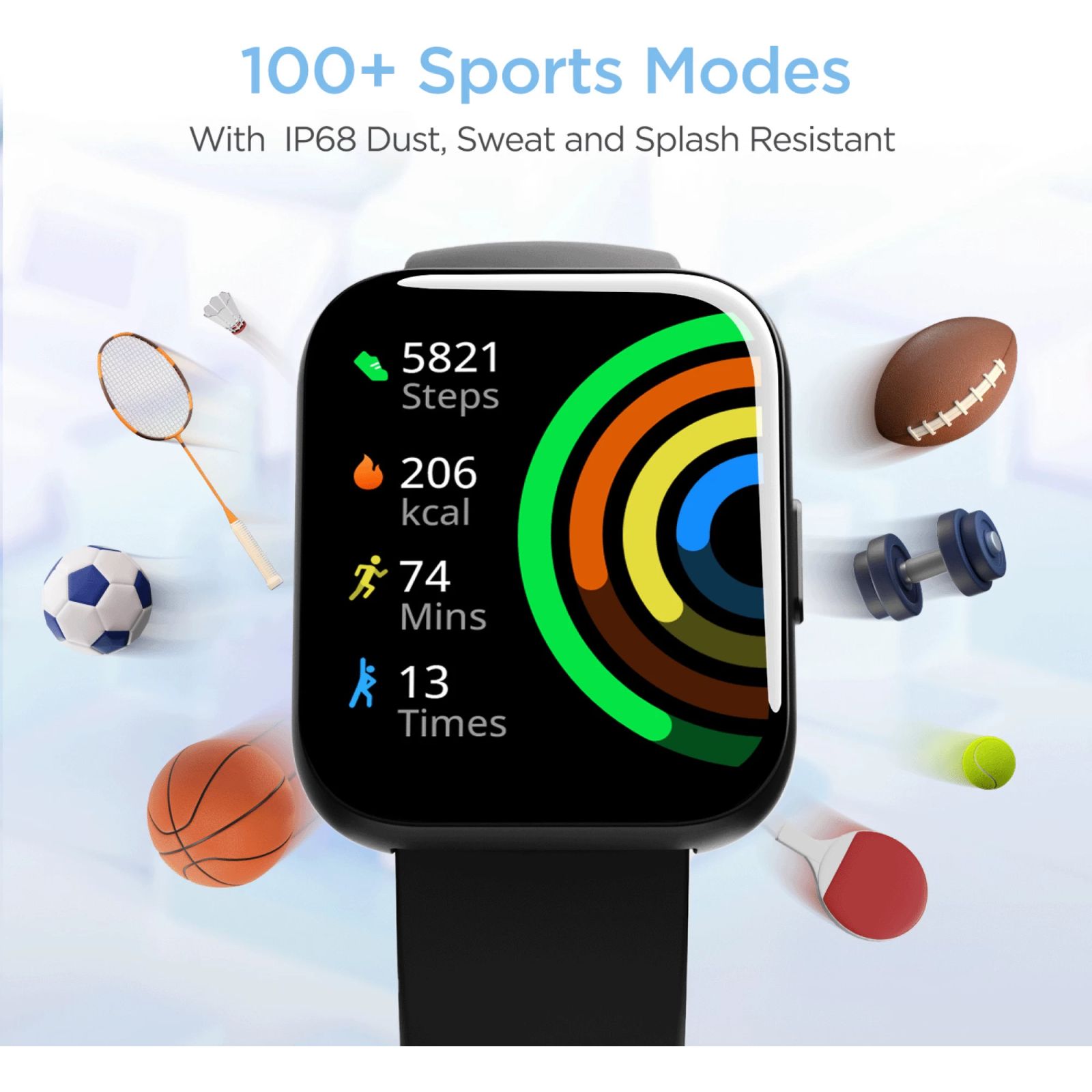 boAt Wave Connect Plus Smartwatch with Bluetooth Calling (46.48mm HD Display, IP68 Water Resistant, Active Black Strap)_4