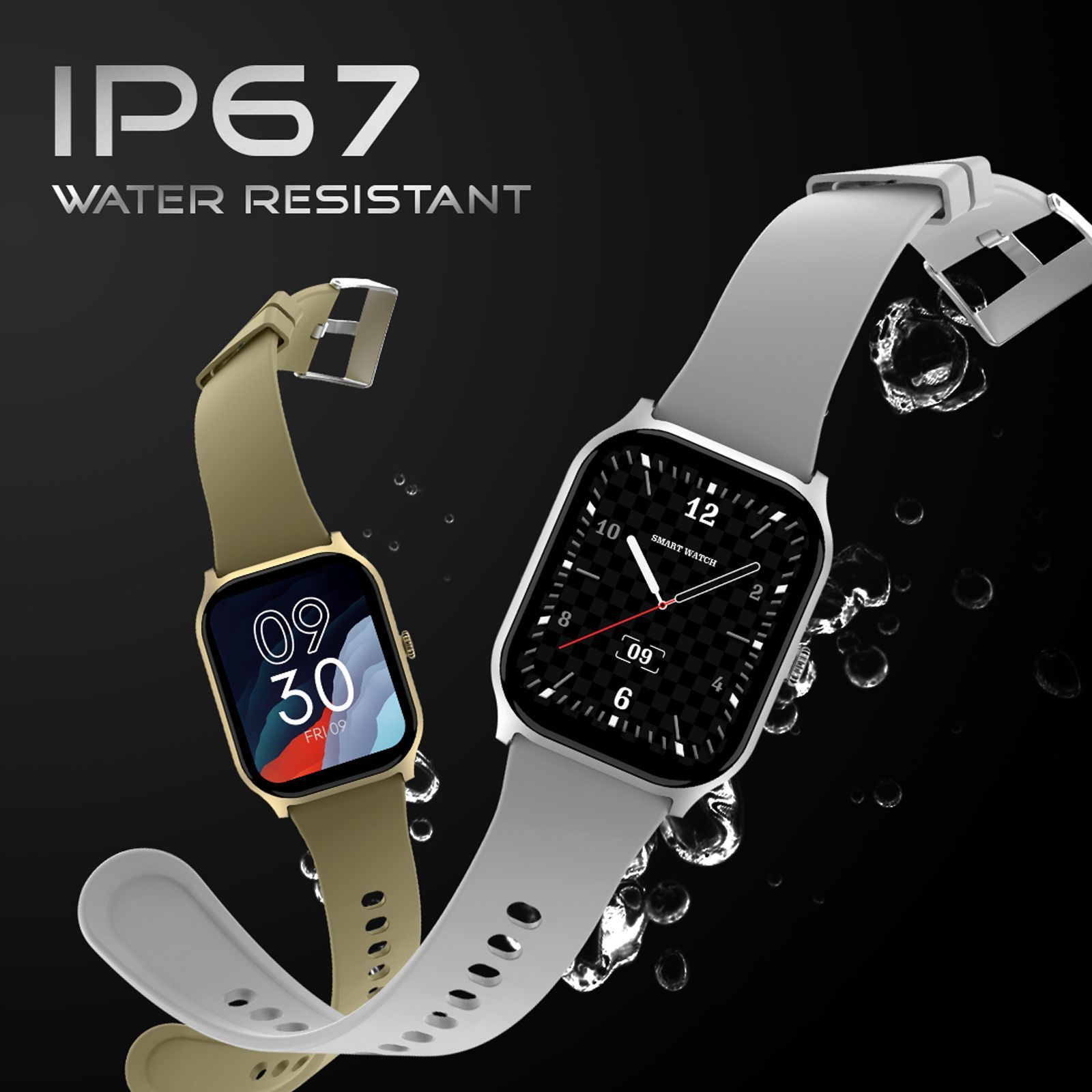 FIRE-BOLTT Hunter Smartwatch with Bluetooth Calling (51.05mm TFT Display, IP67 Water Resistant, Grey Strap)_6