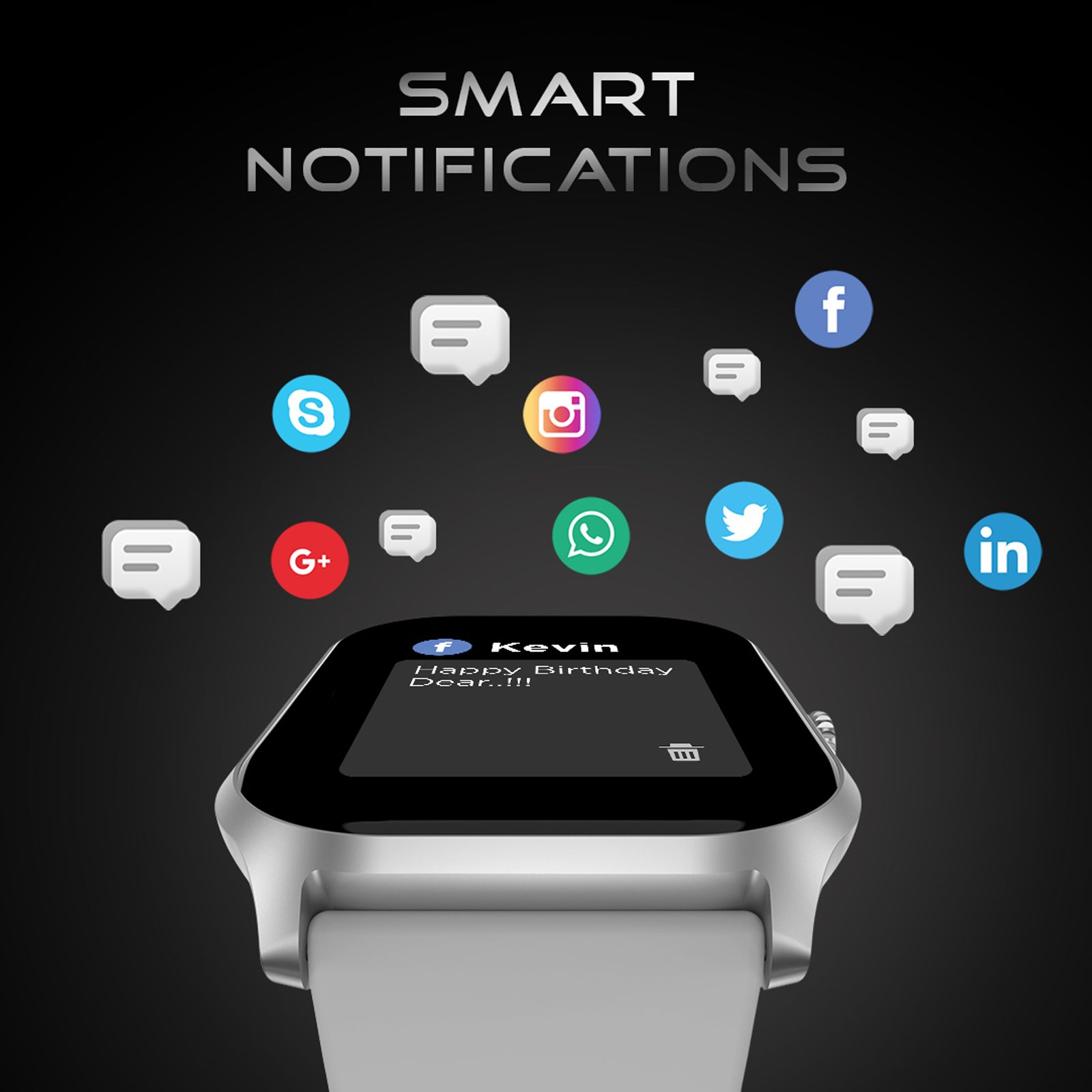 FIRE-BOLTT Hunter Smartwatch with Bluetooth Calling (51.05mm TFT Display, IP67 Water Resistant, Grey Strap)_7